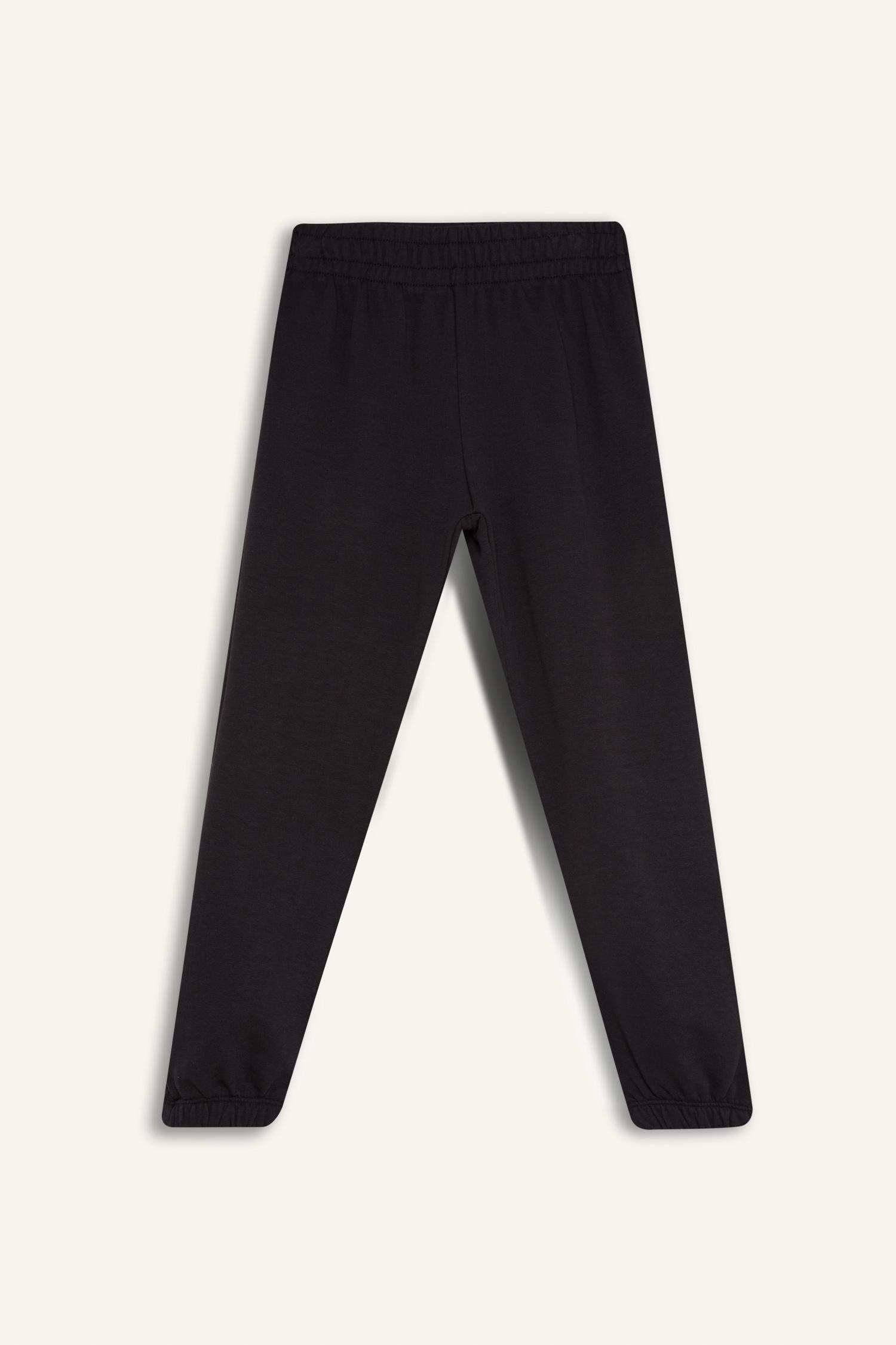 Girl Striped Crew Neck Sweatshirt Sweatpants 2 Piece Set