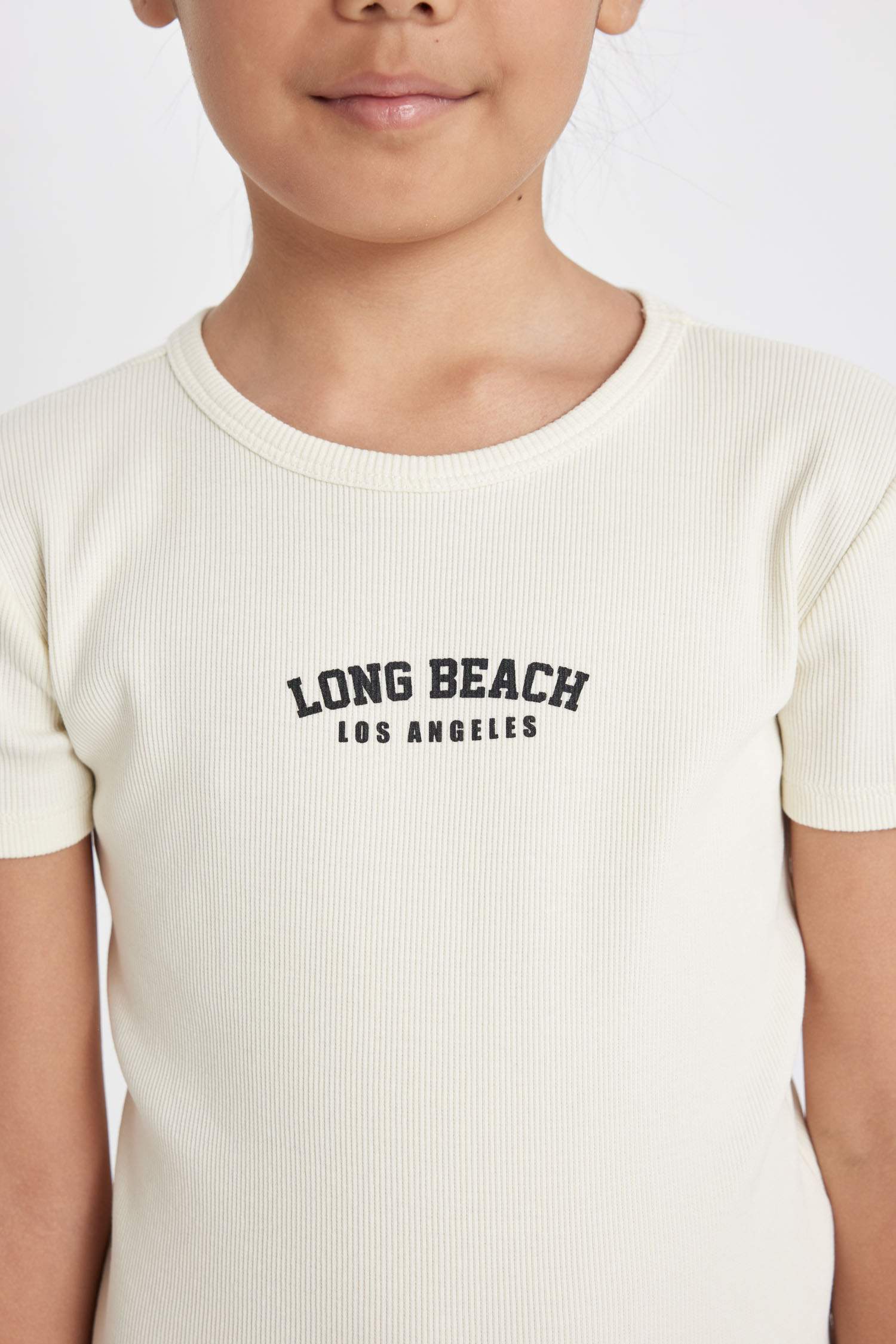 Платье с принтом с коротким рукавом для девочек