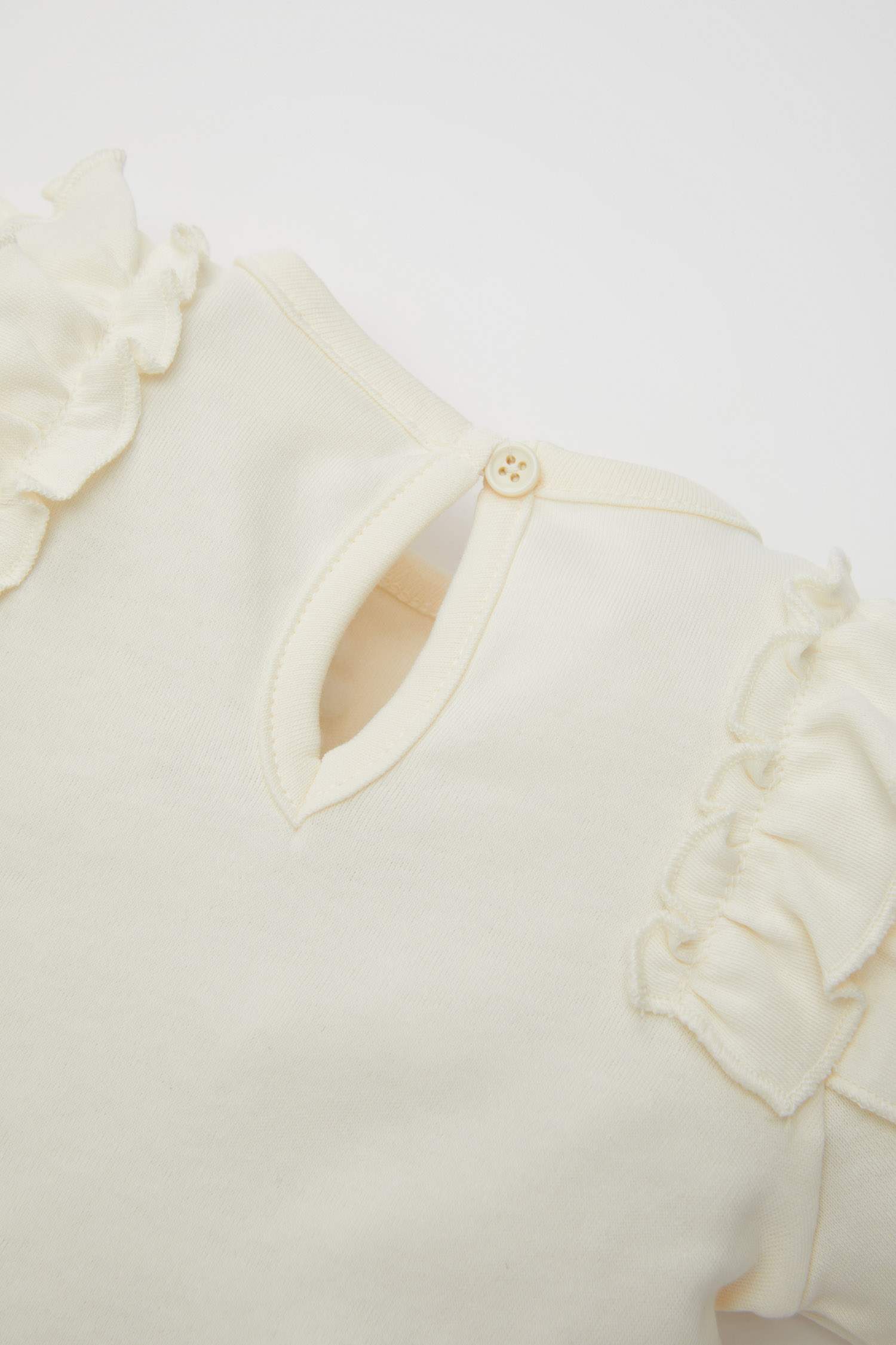 Kız Bebek 3'lü Takım Çiçekli Uzun Kollu Tişört Beli Lastikli Desenli Pantolon Saç Bandı