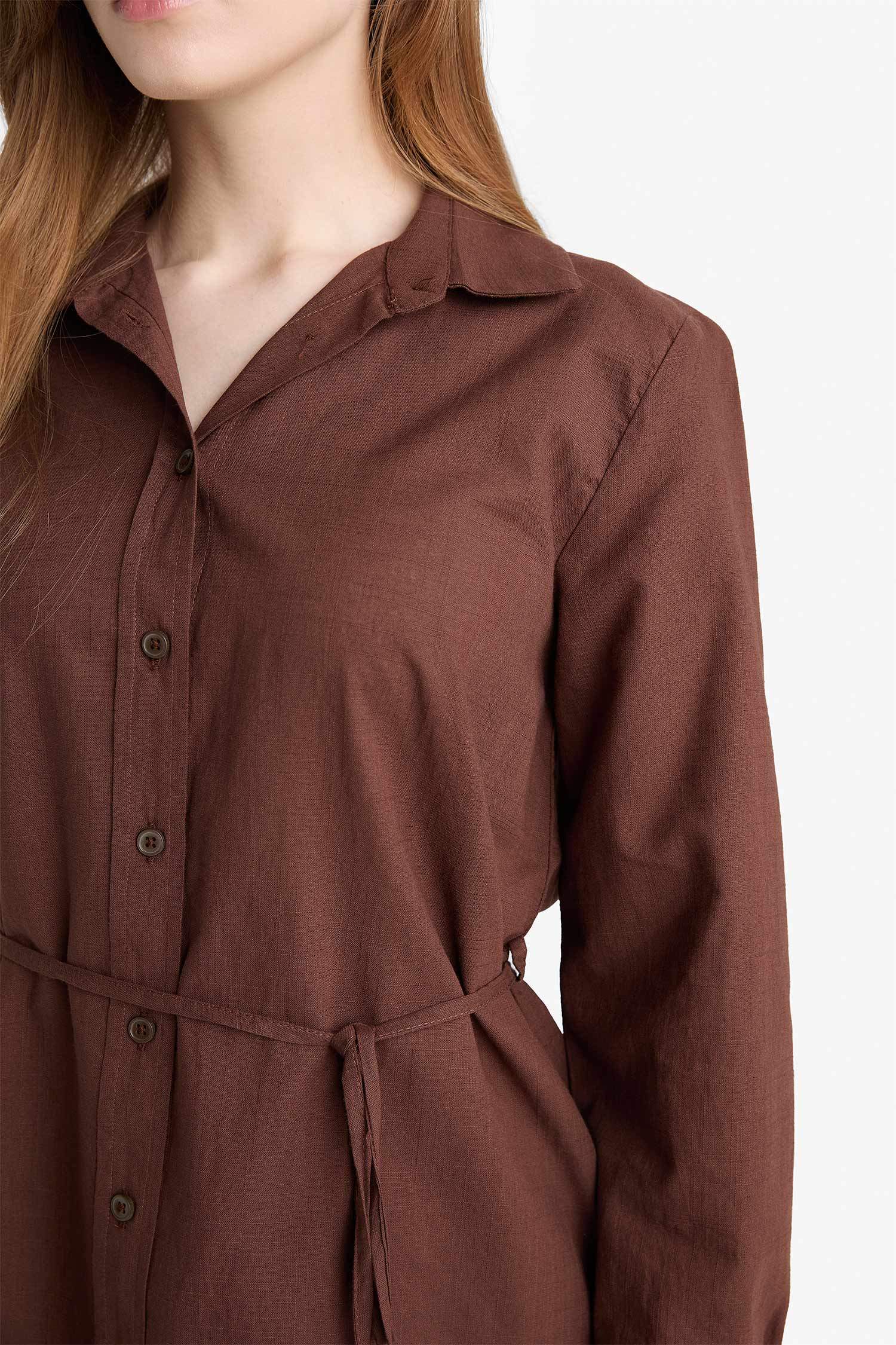 Regular Fit Poplin Long Sleeve Tunic