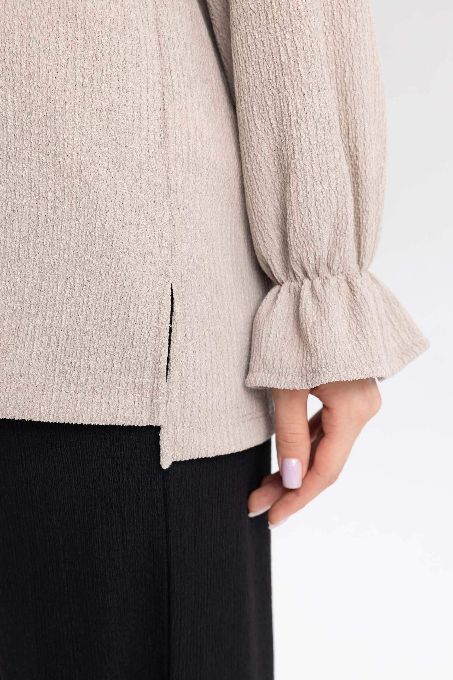 Tunique à Manches Longues coupe régulière pour Femme