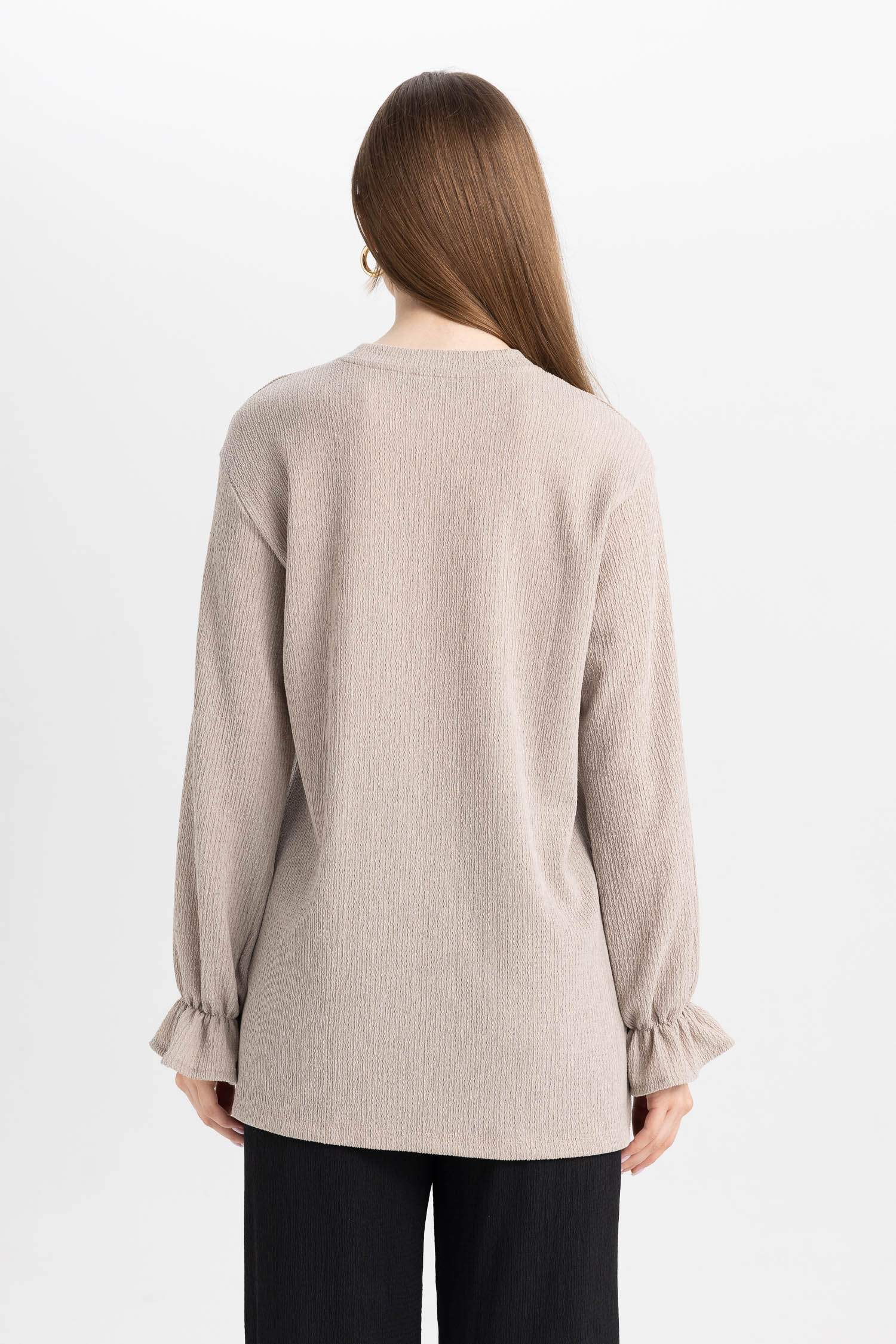 Tunique à Manches Longues coupe régulière pour Femme