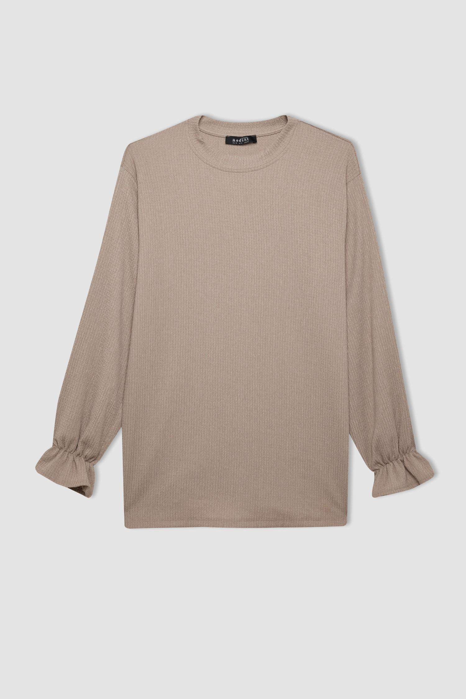 Tunique à Manches Longues coupe régulière pour Femme