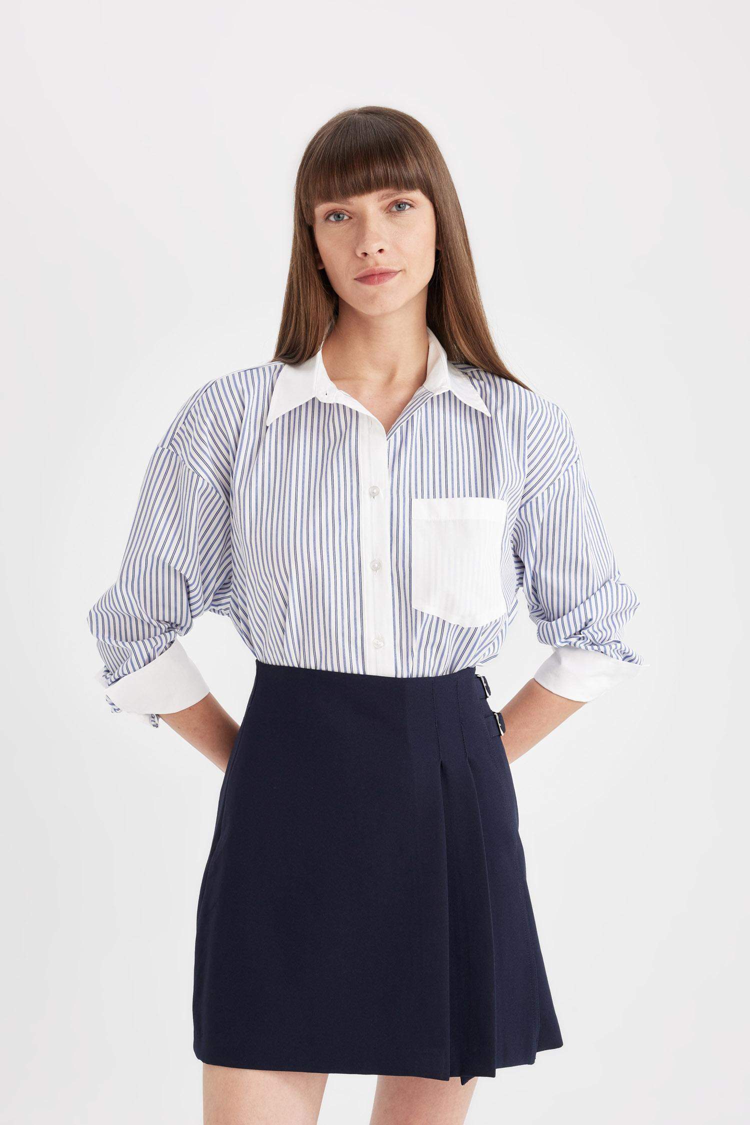 Normal Waist Mini Skirt