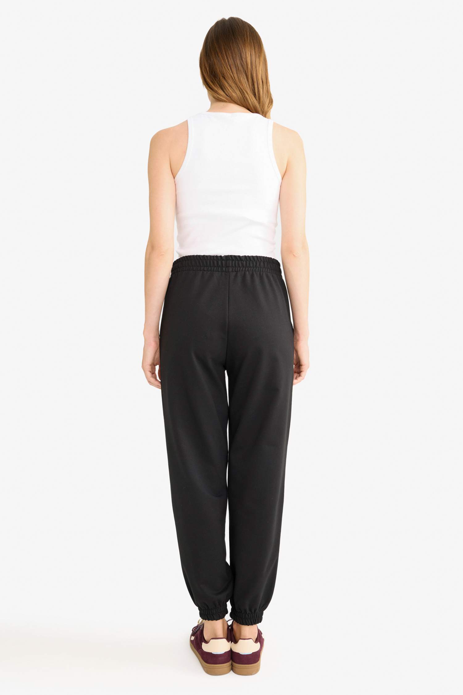 Jogger Fit Basic Pockets Sweatpants