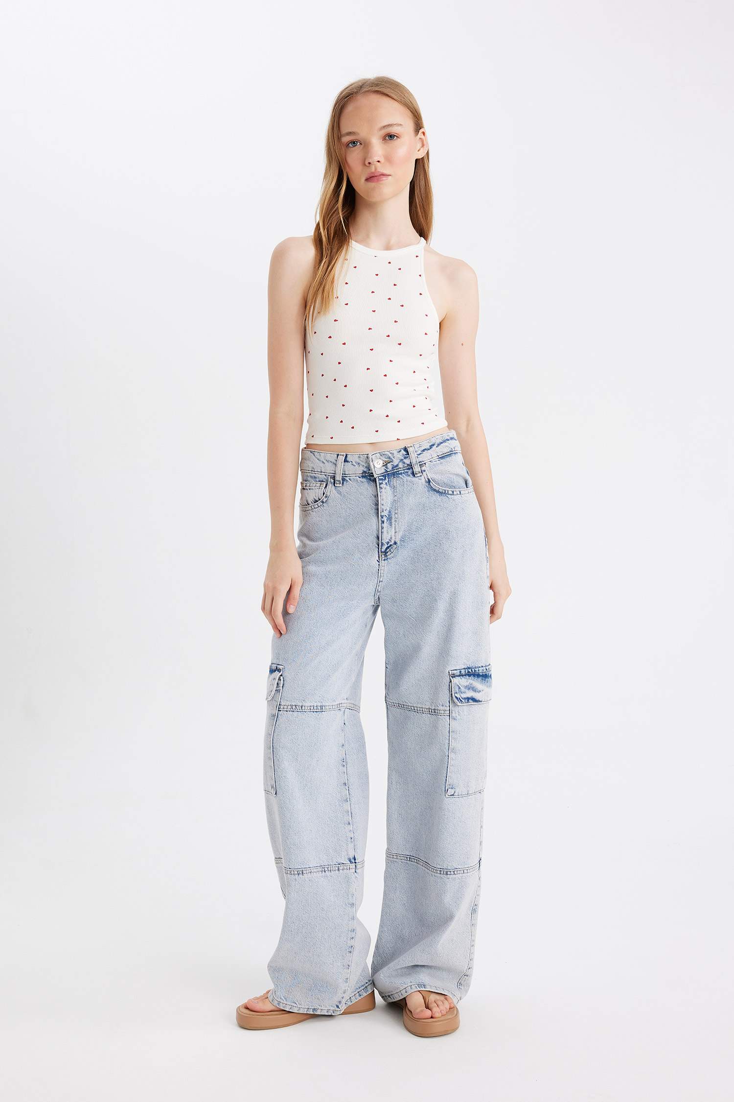 Coool Fitted Desenli Fitilli Kaşkorse Atlet