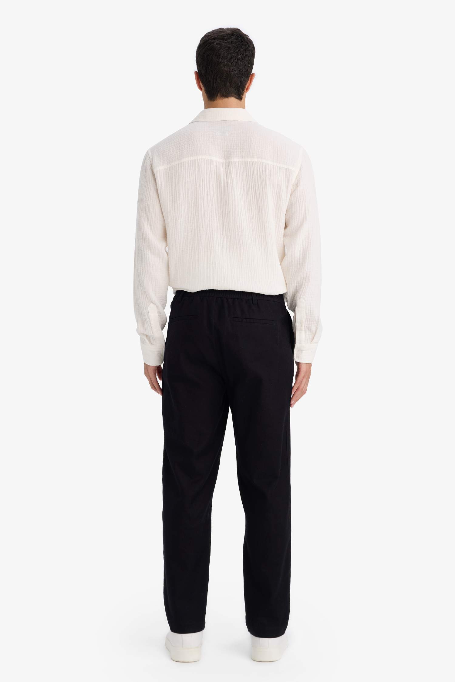 Regular Fit түзу балақты мақта шалбар