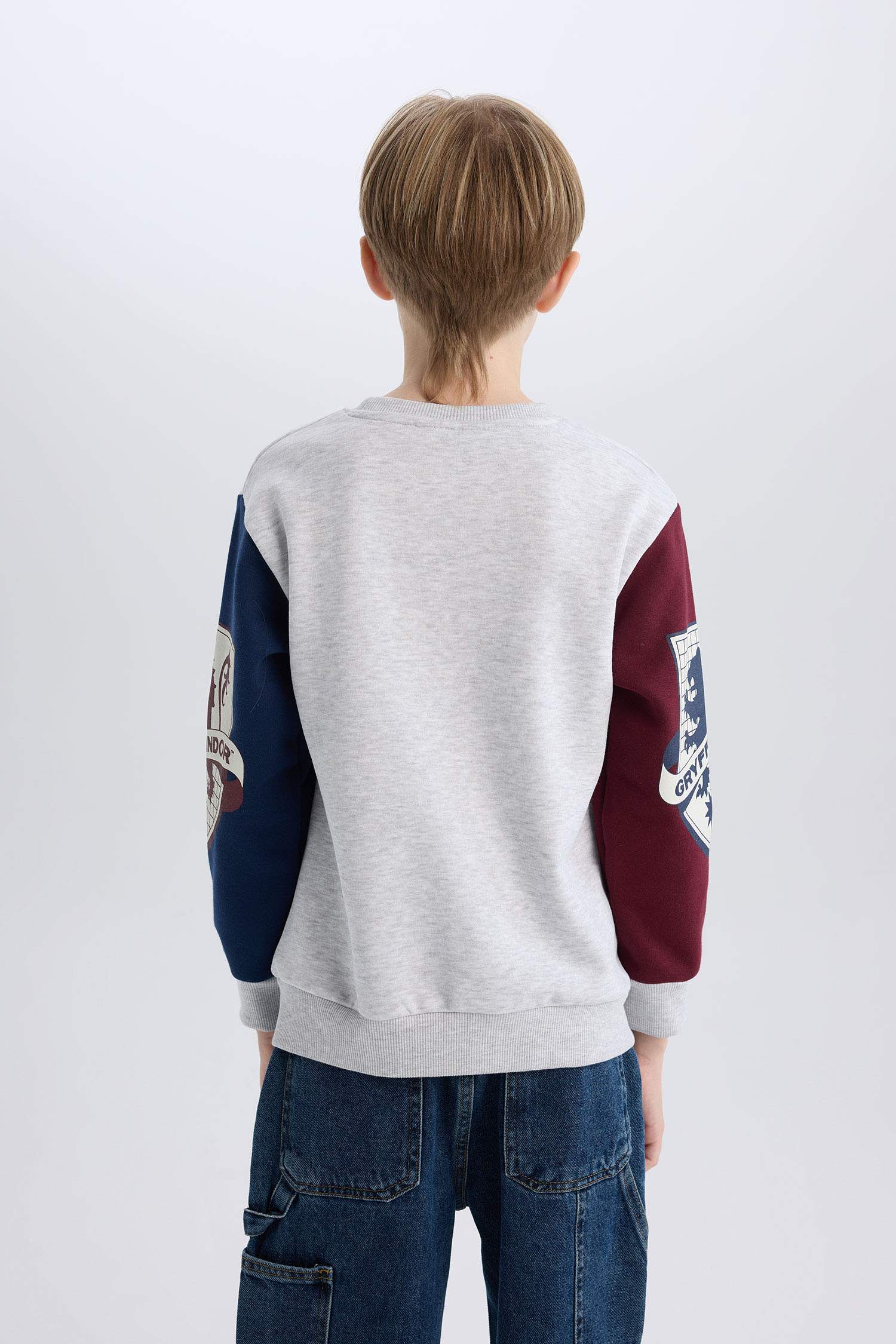 Erkek Çocuk Harry Potter Bisiklet Yaka Sweatshirt