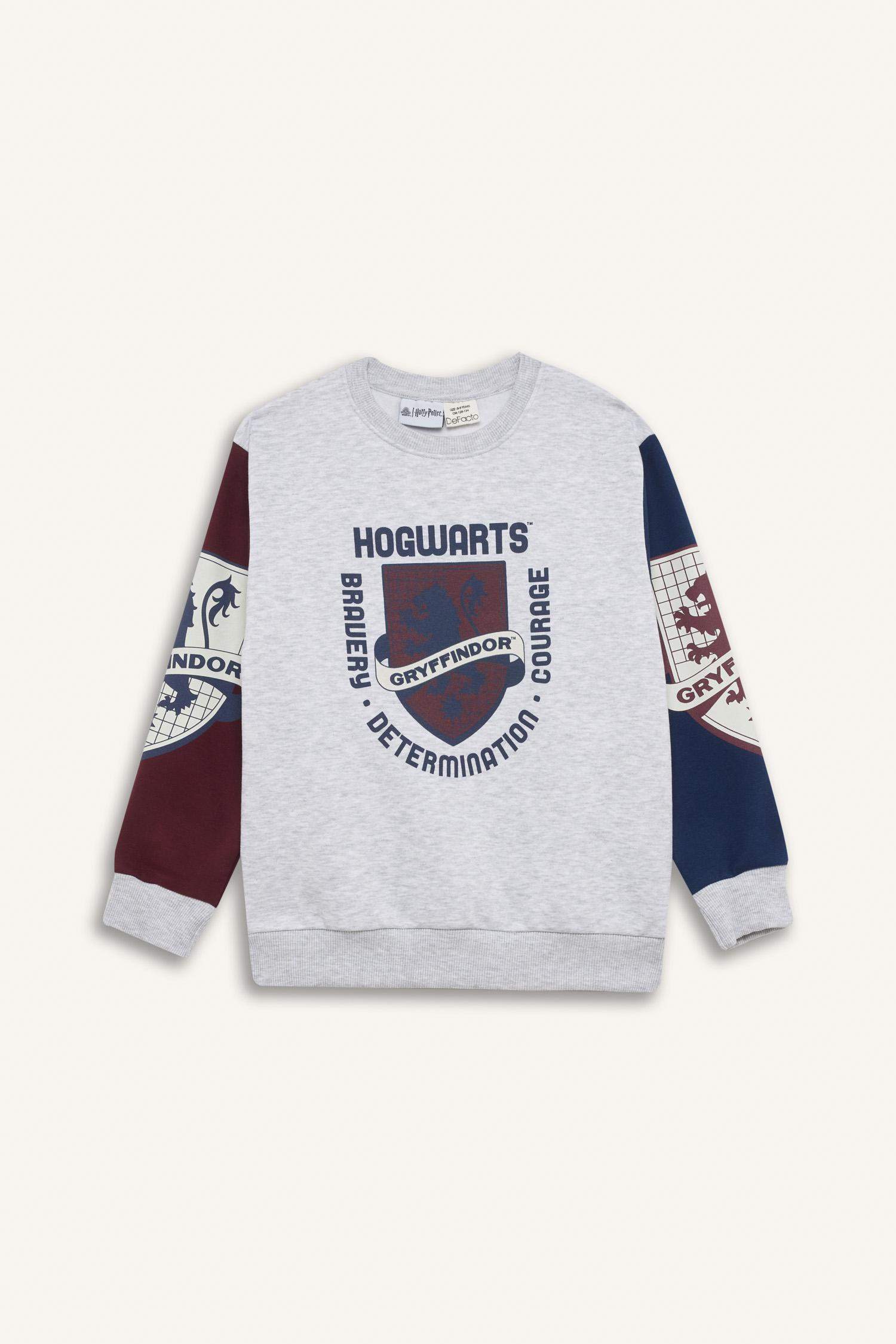Erkek Çocuk Harry Potter Bisiklet Yaka Sweatshirt