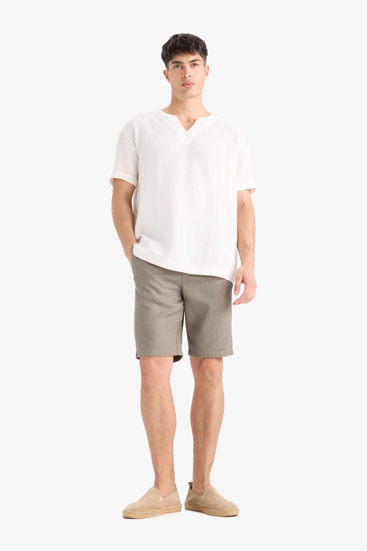 Cotton Bermuda Shorts