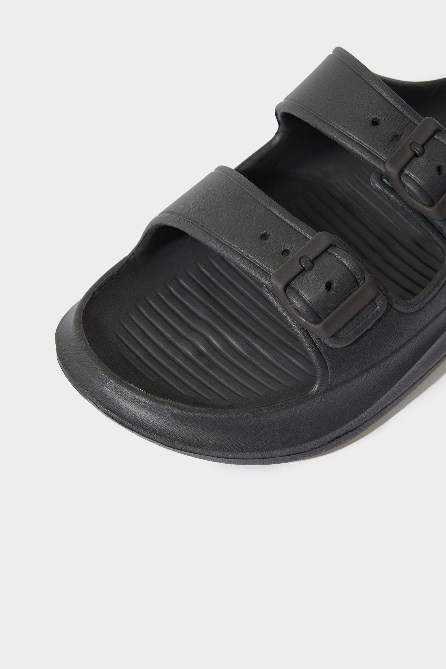 شبشب رجالي إيفا بكعب مسطح بشريط مزدوج