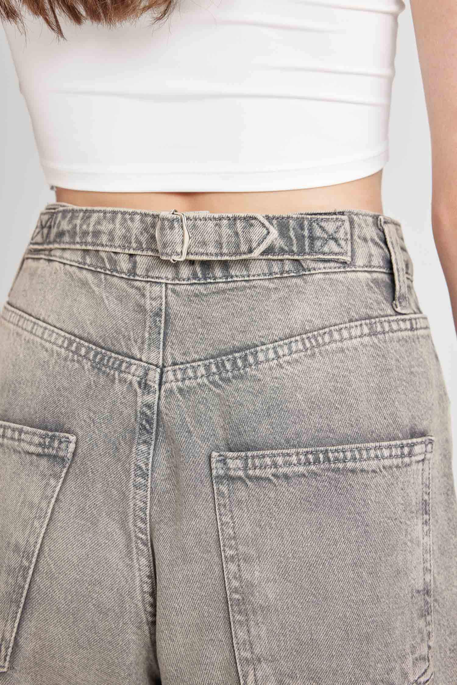 Baggy Fit Denim Trousers