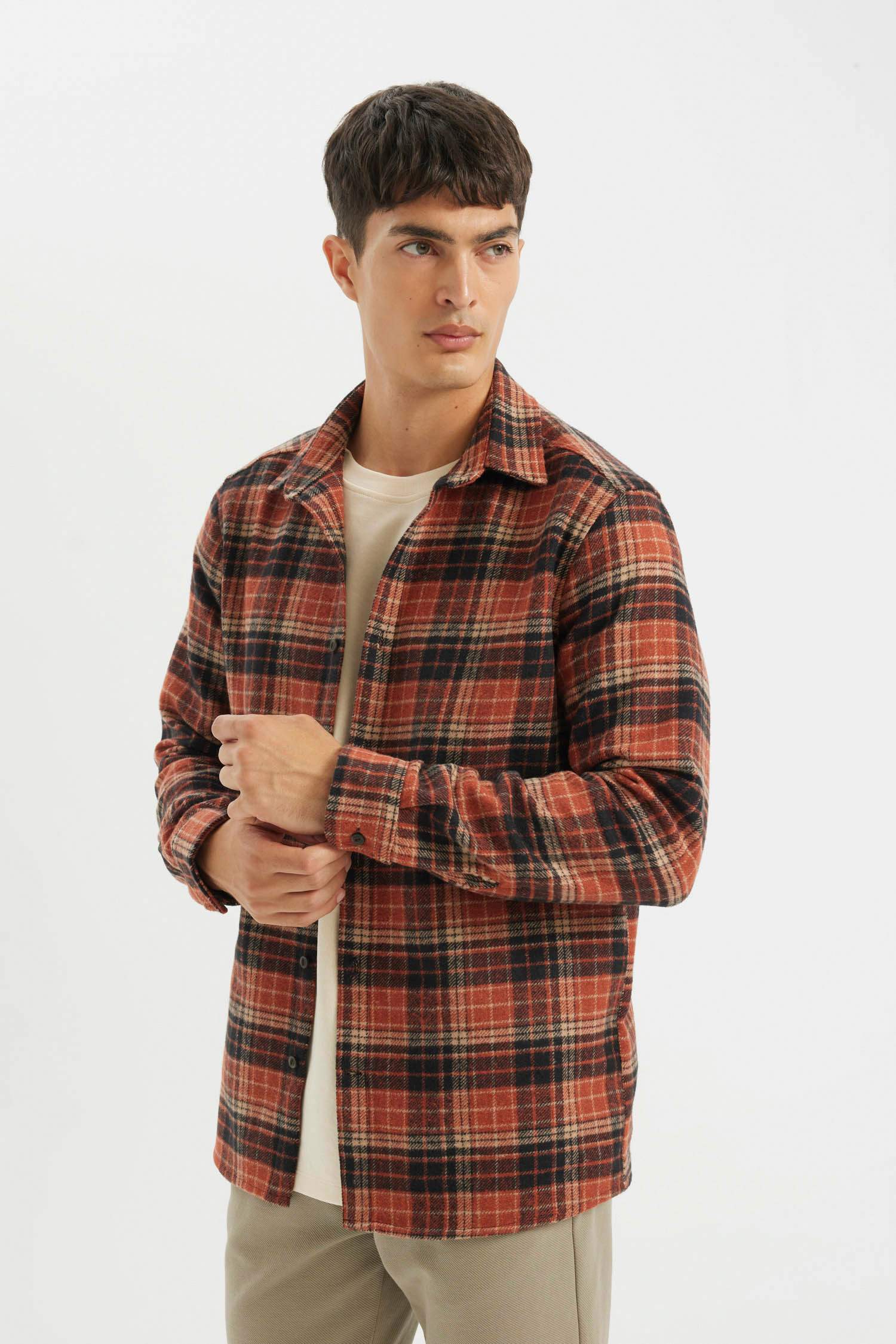 Рубашка стандартного ркоя с принтом