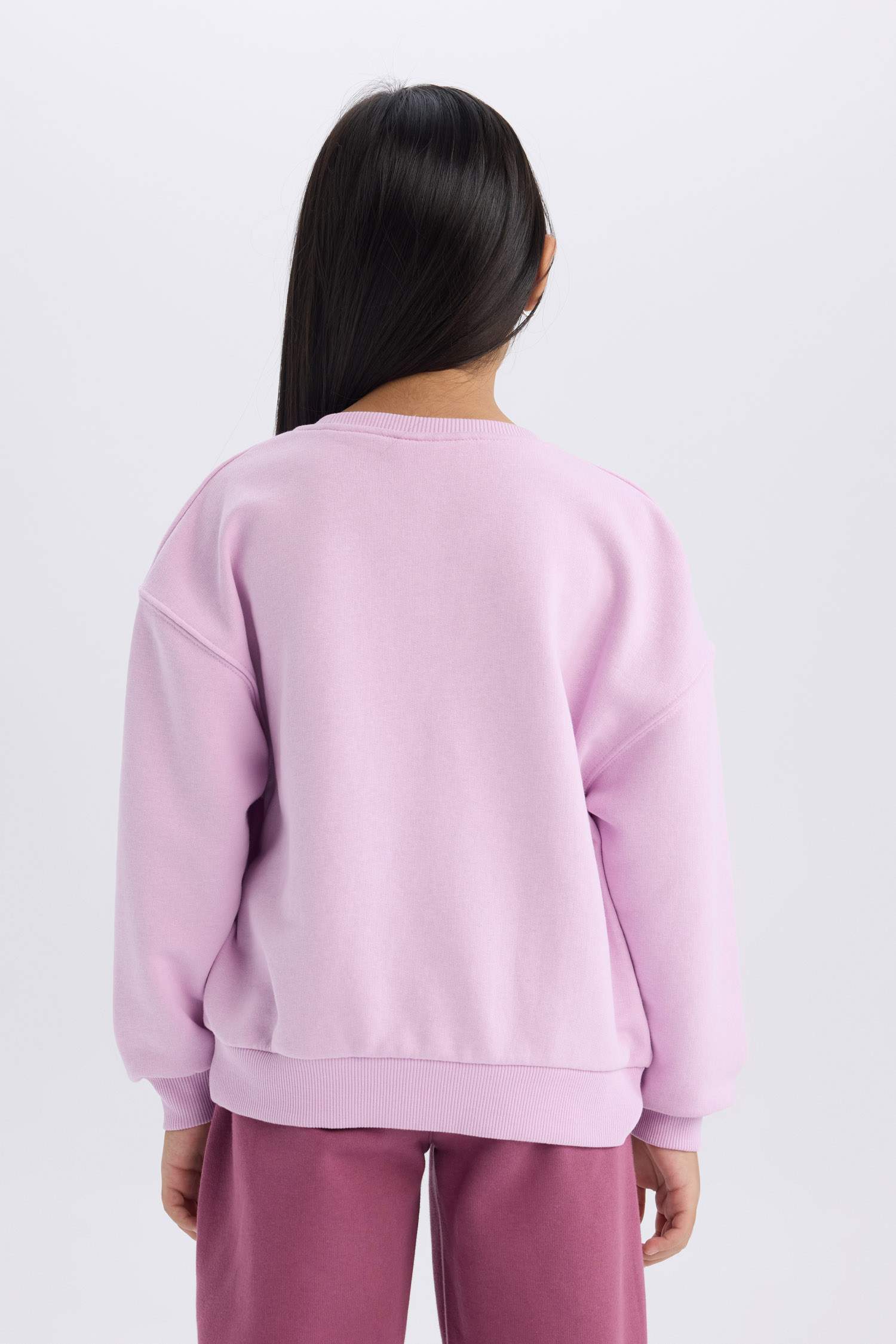 Sweat-shirt Coupe décontractée à Col rond Barbie pour Fille