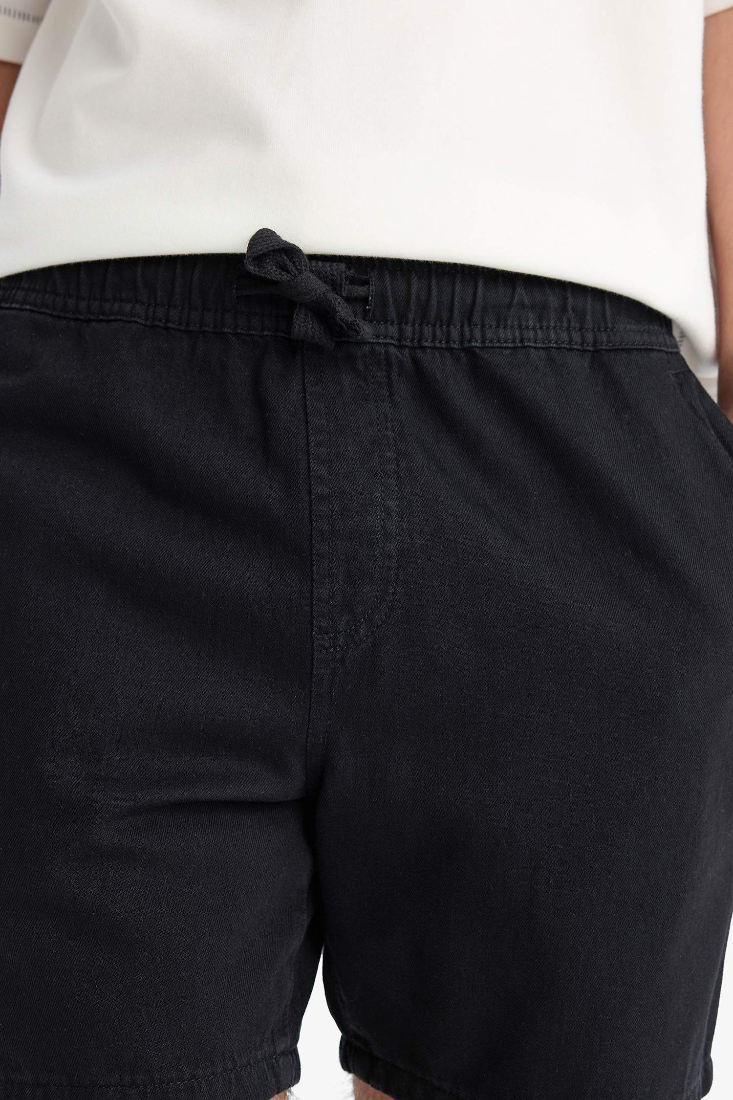 %100 Pamuk Relax Fit Yazlık Rahat Jean Bermuda Şort