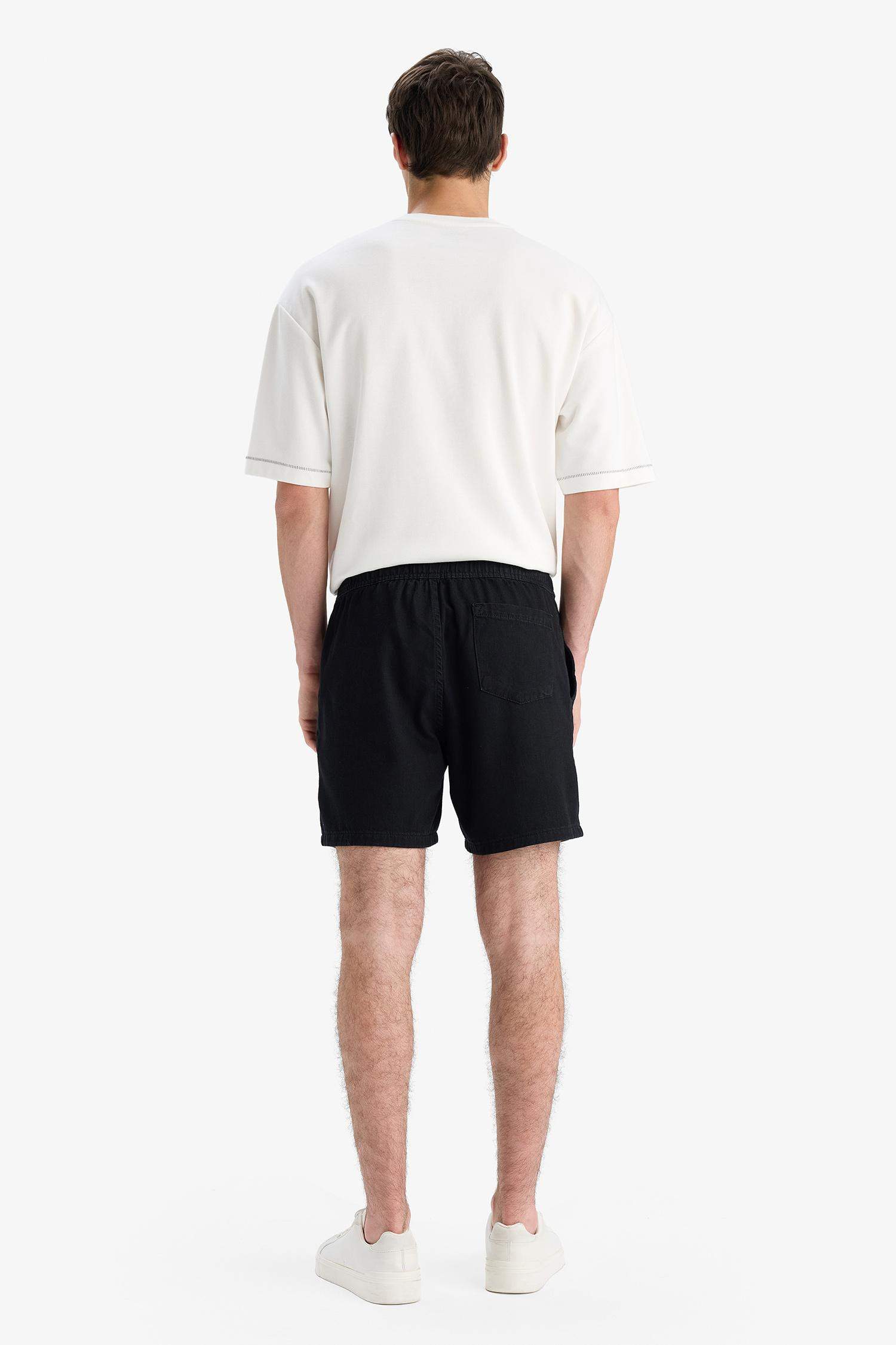 %100 Pamuk Relax Fit Yazlık Rahat Jean Bermuda Şort