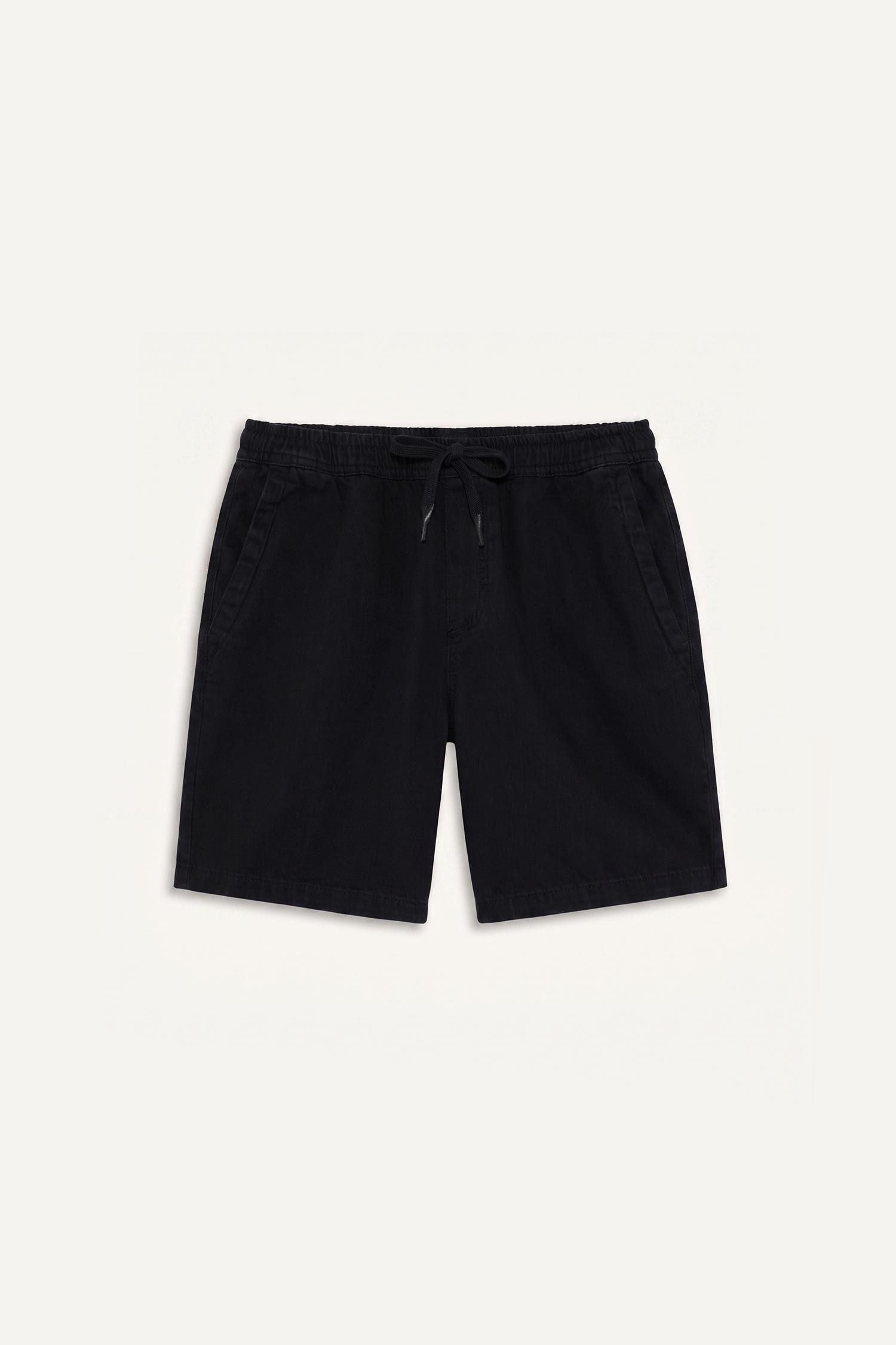 DeFacto %100 Pamuk Relaxed Fit Jean Bermuda Şort görsel 6