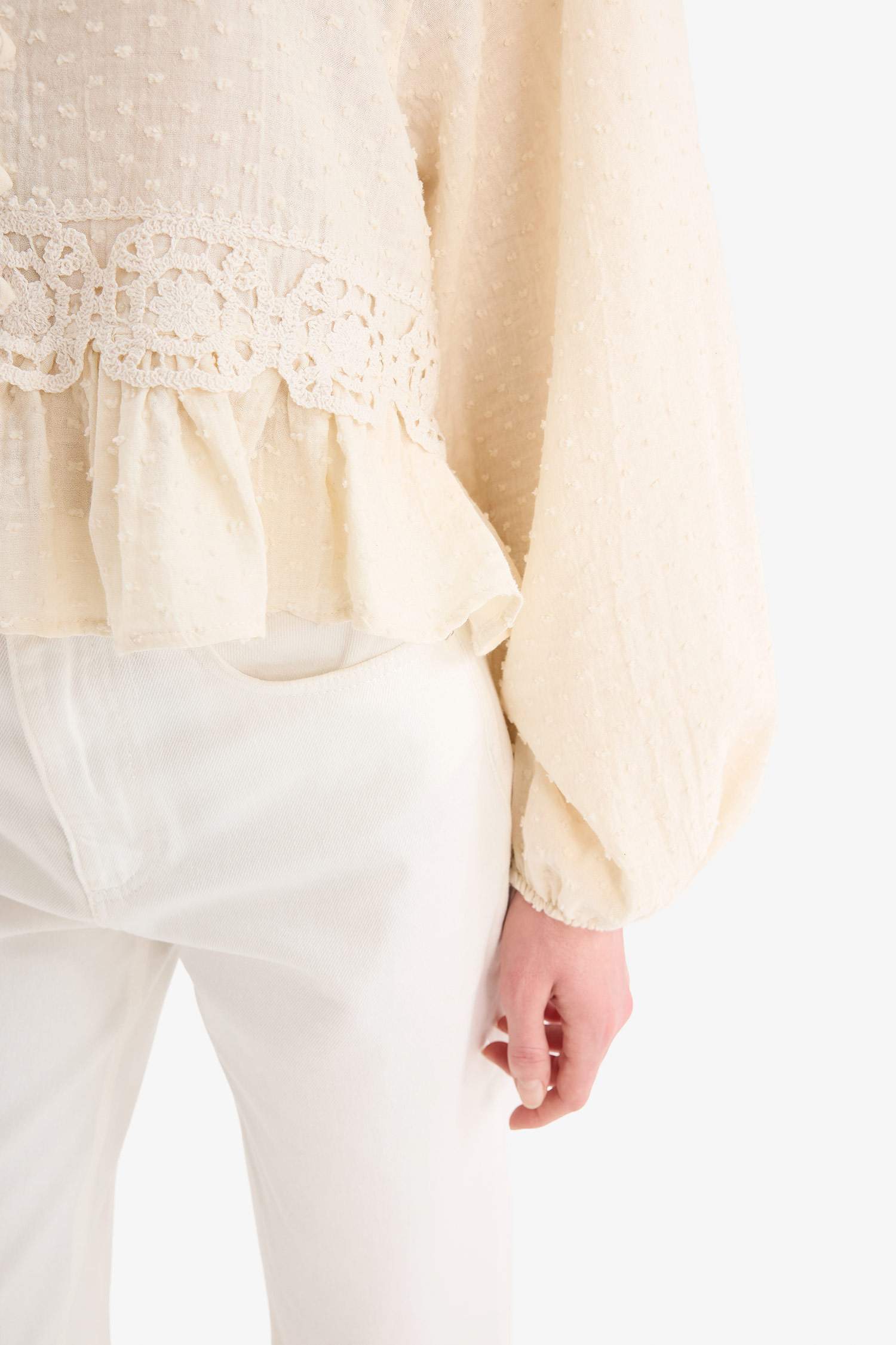 V-Neck Long Sleeve Tunic