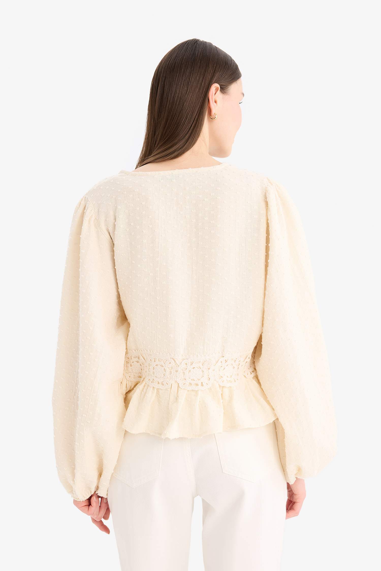 V-Neck Long Sleeve Tunic