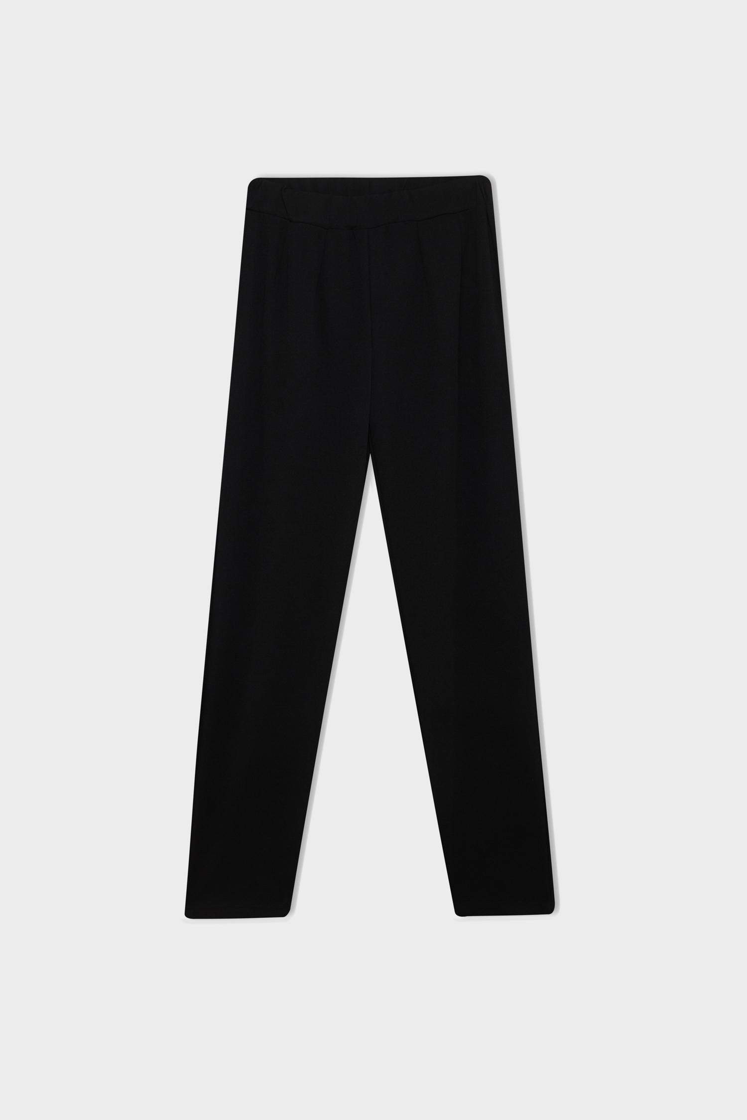 Straight Fit Regular Hem Trousers