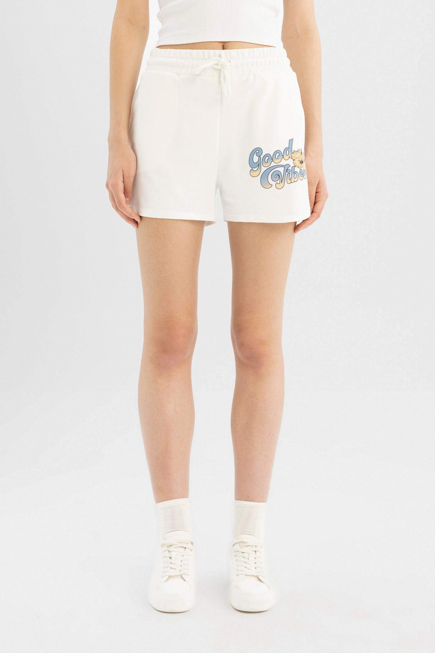 Regular Fit Printed Shorts