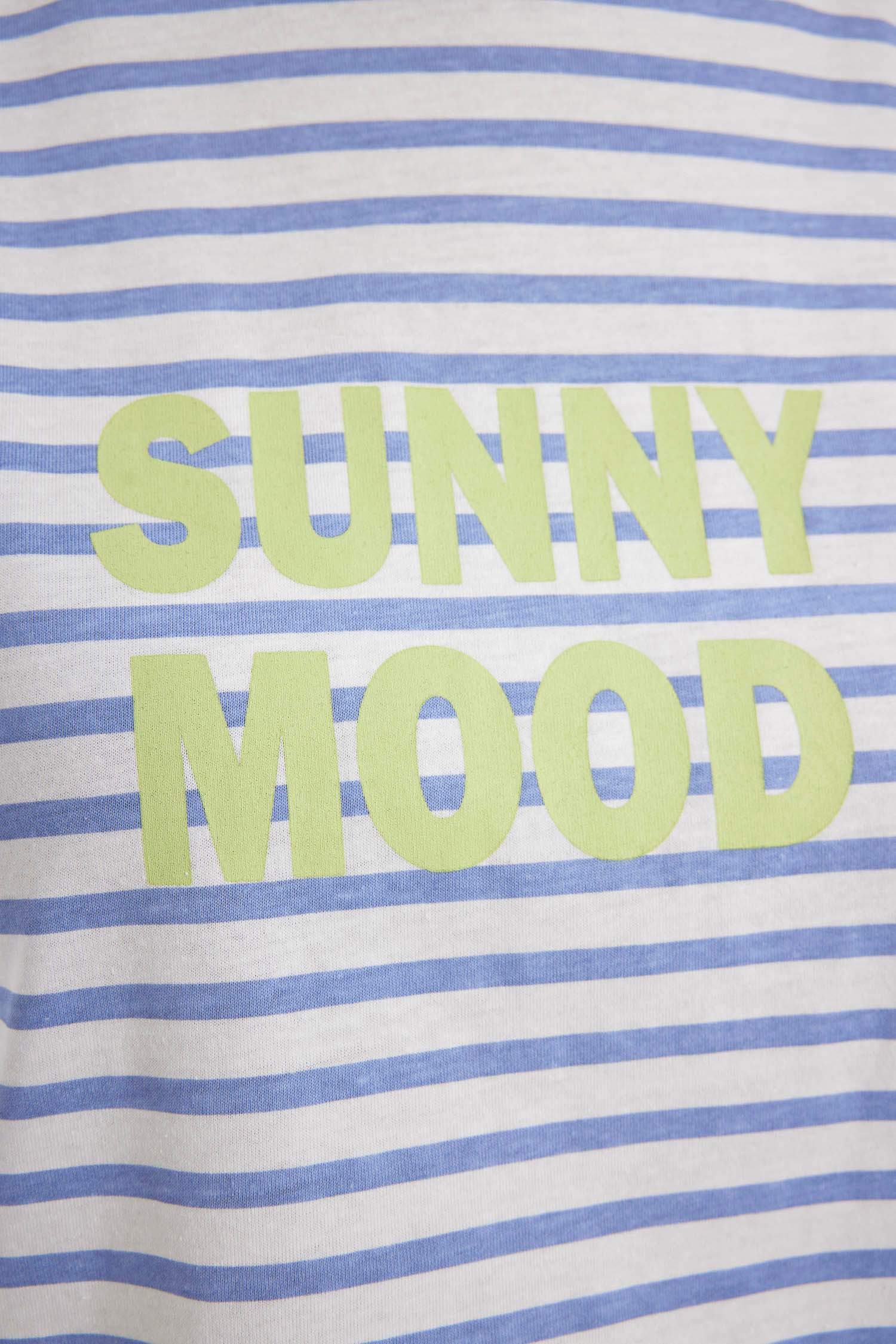 Striped 2 Piece Pajama Set