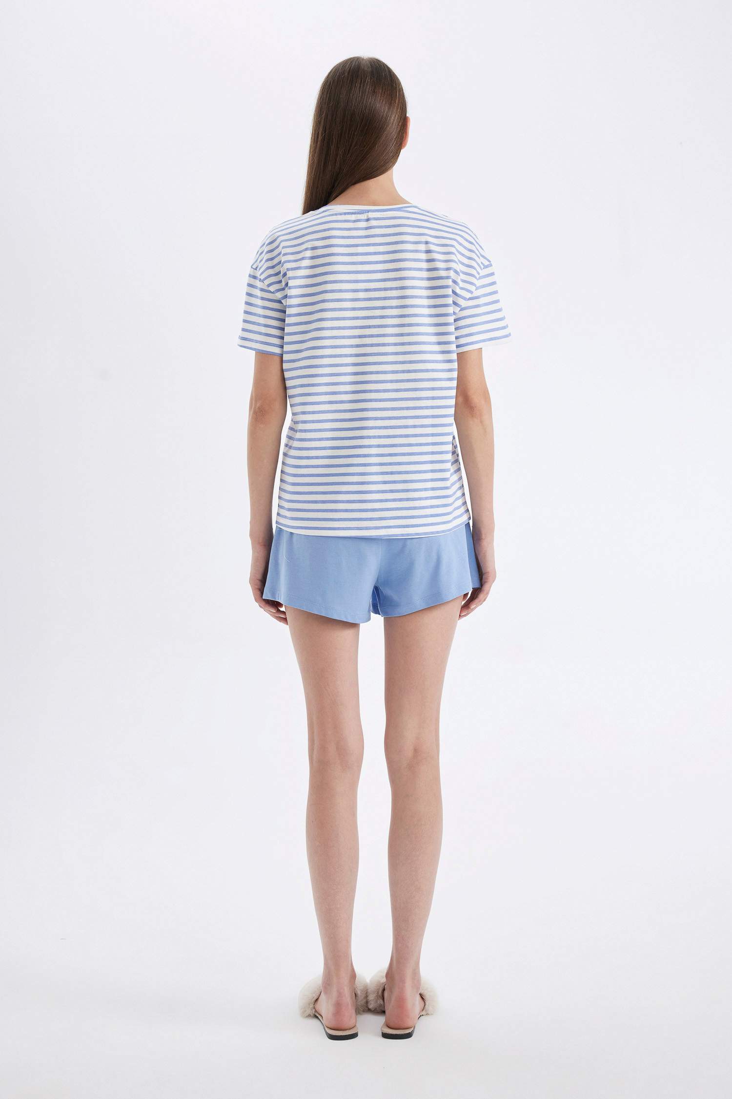 Striped 2 Piece Pajama Set