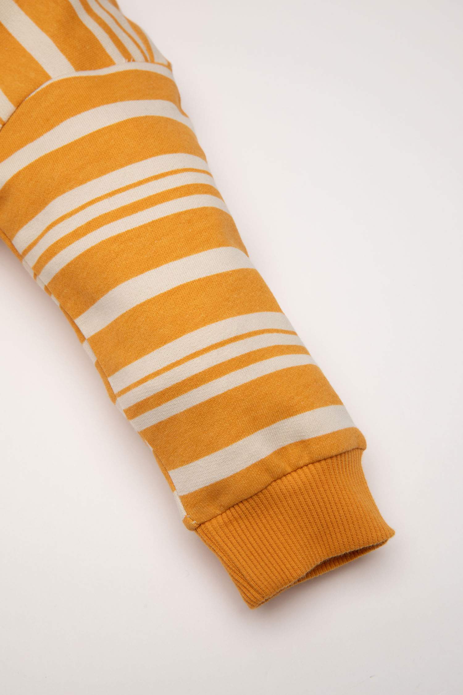 Baby Boy Regular Fit Striped Soft Furry Thin Sweatshirt