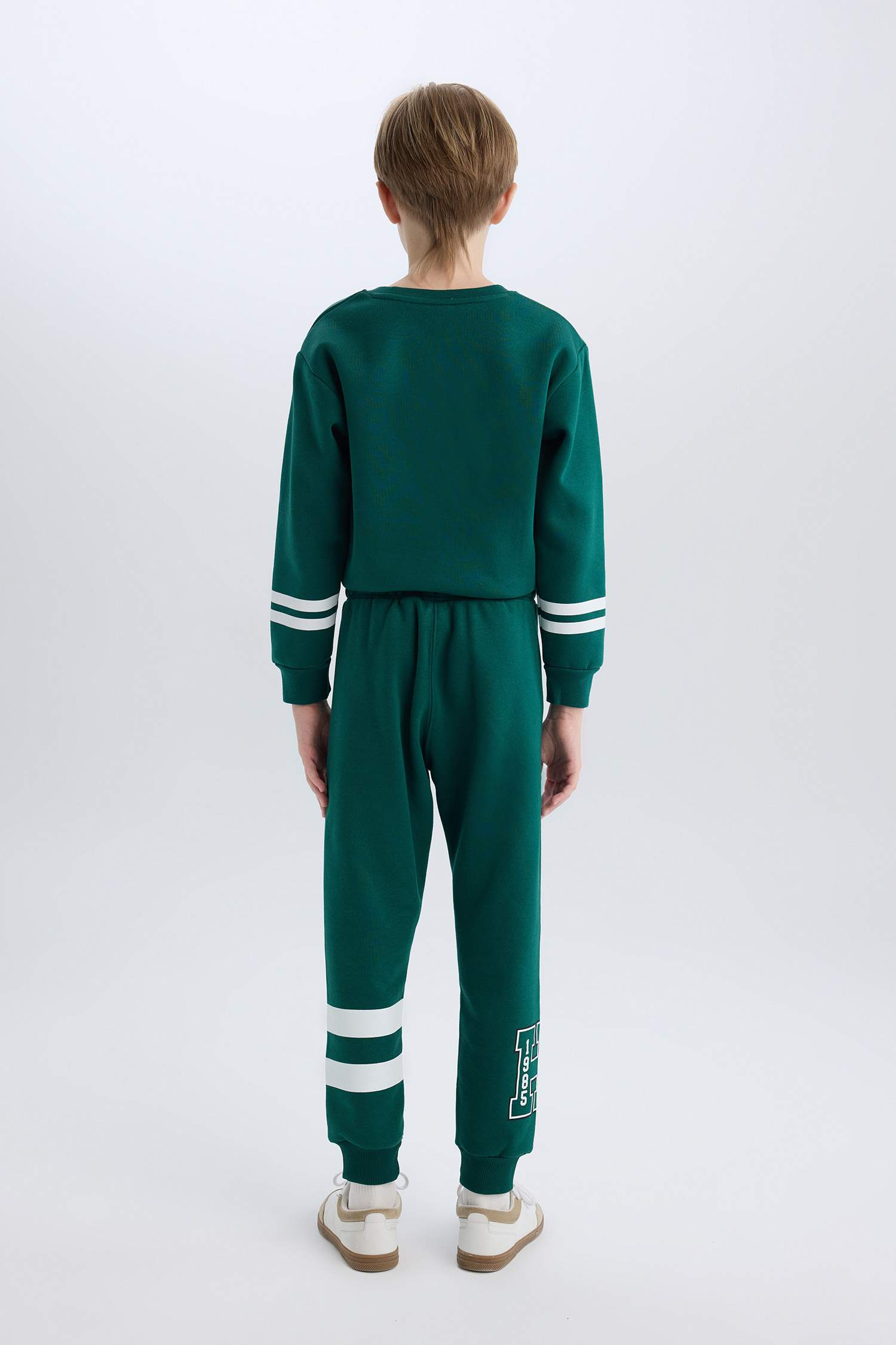 Erkek Çocuk Baskılı Beli Lastikli Jogger Eşofman Altı