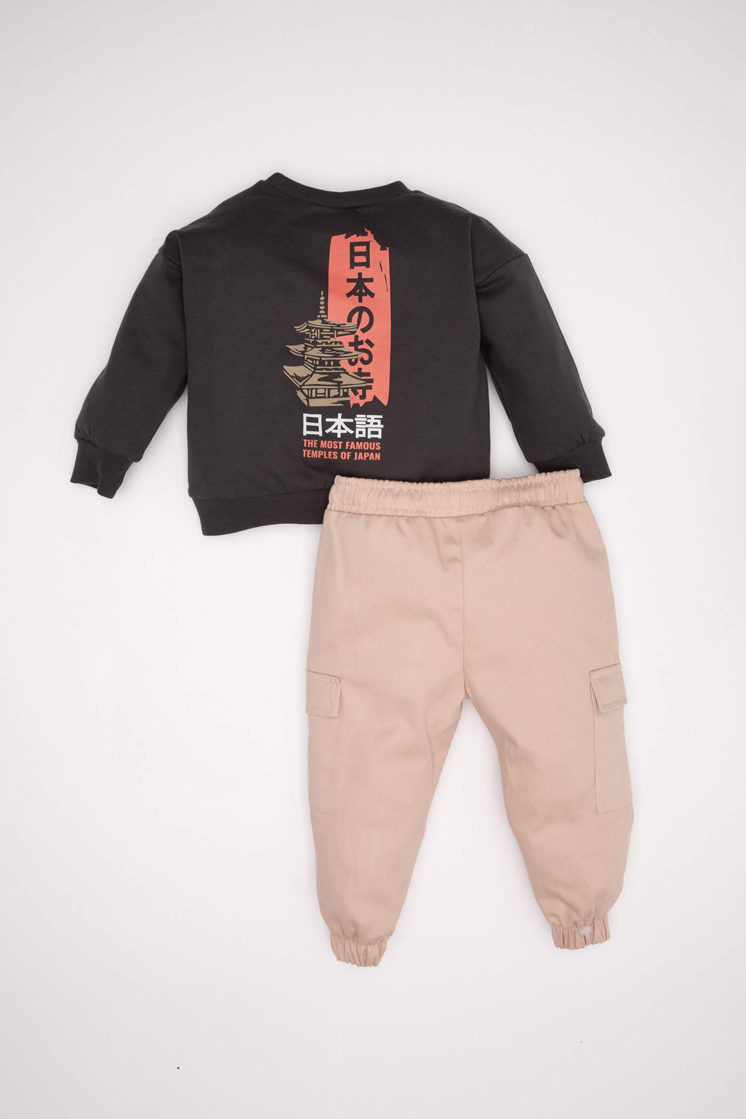 Ensemble Sweatshirt imprimé et pantalon pour bébé Garçon