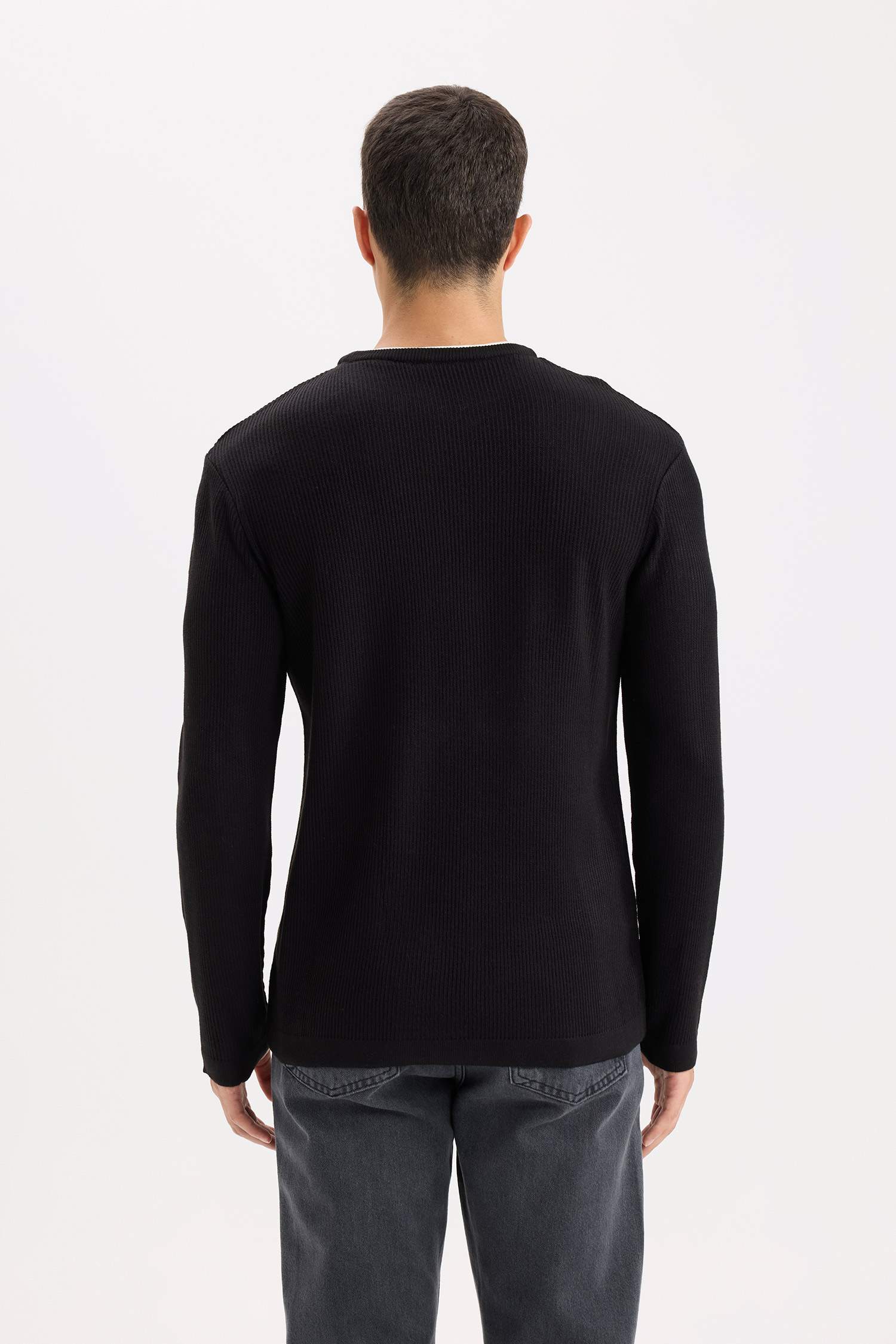 Relax Fit Crew Neck Knitwear Pullover