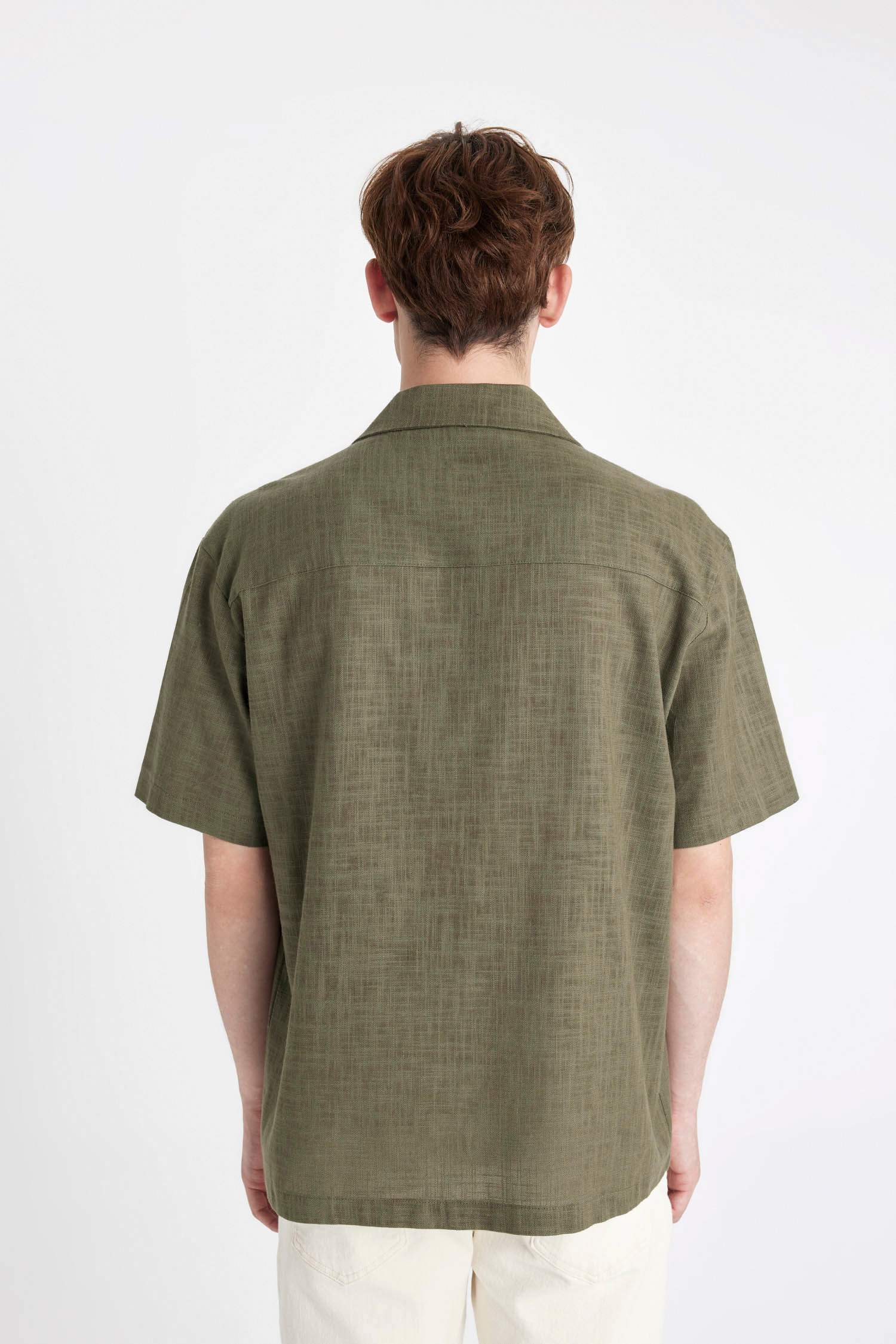 قميص بولو نص ردن قطن قصة مريحة