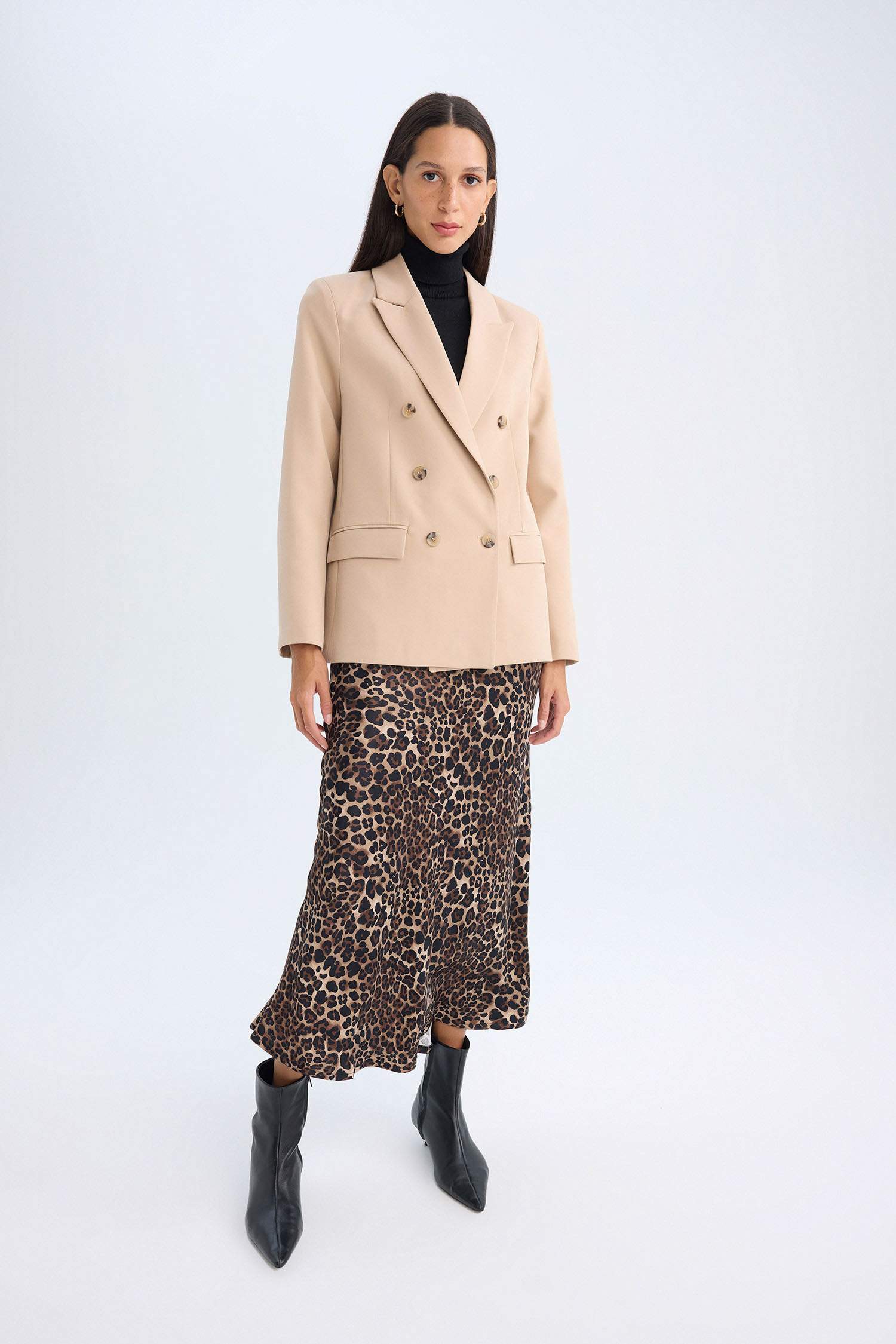 سترة بليزر اوفر سايز بياخة جاكيت