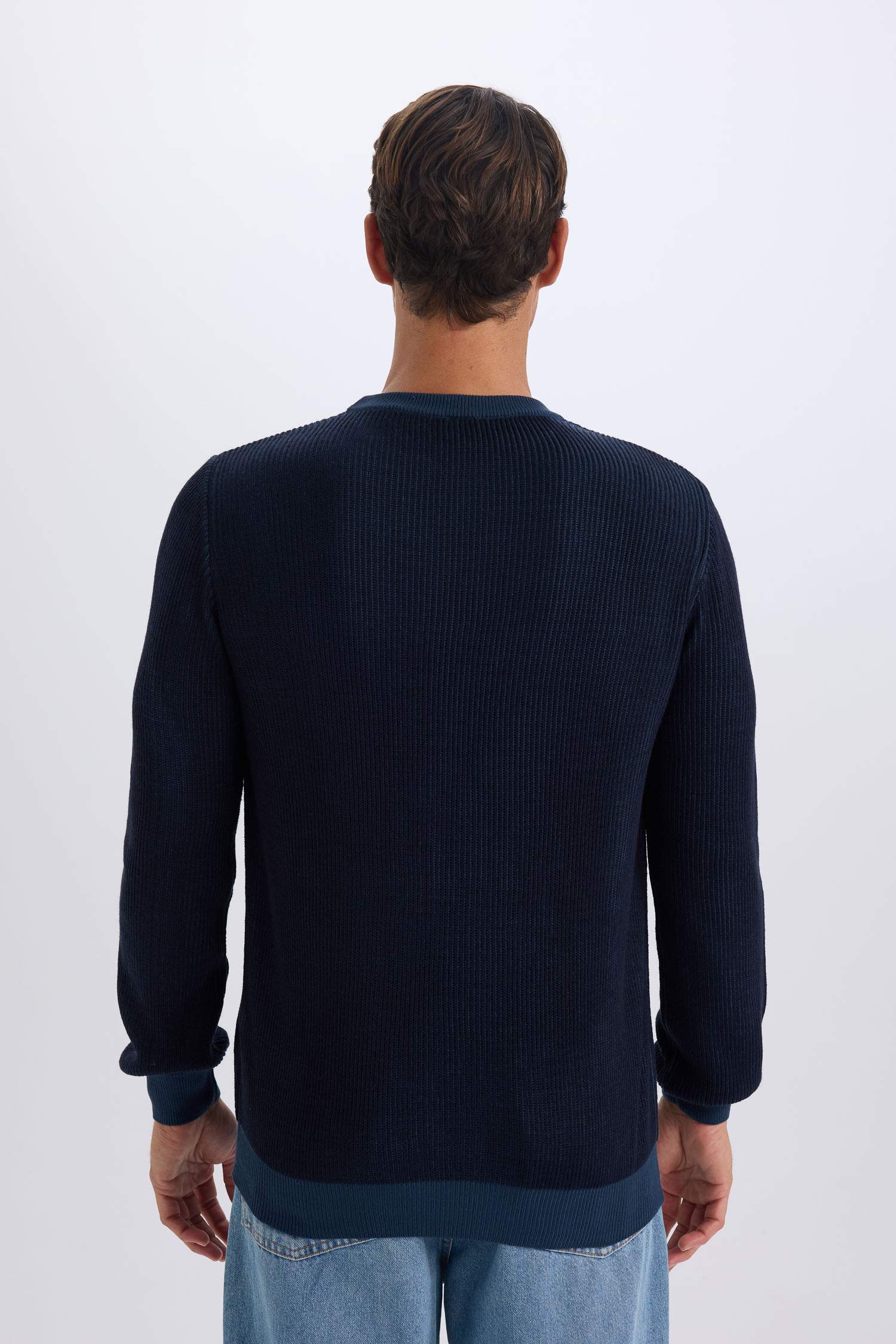 Pull en Tricot à col rond Coupe standard