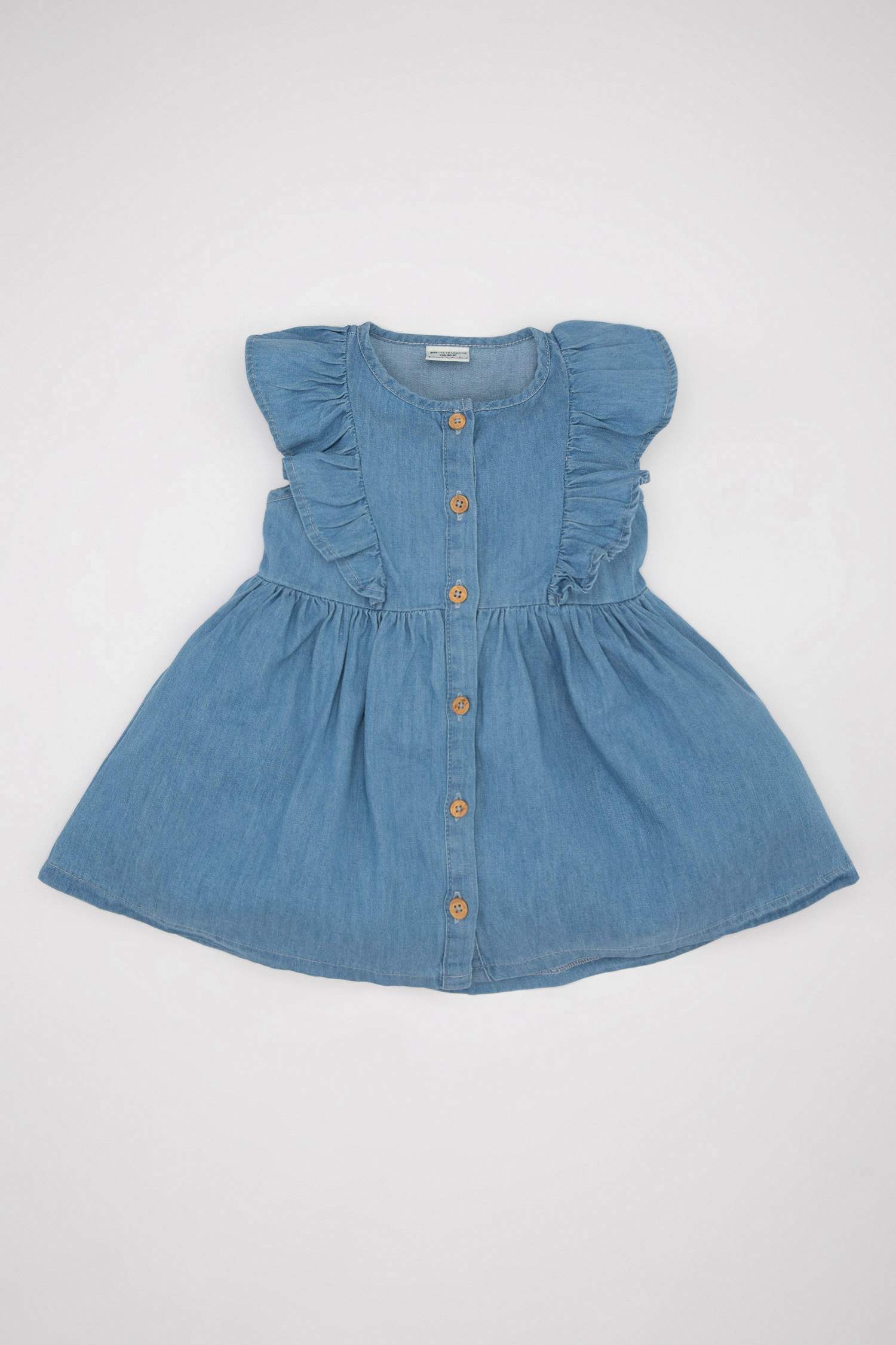 Baby Girl Sleeveless Denim Dress