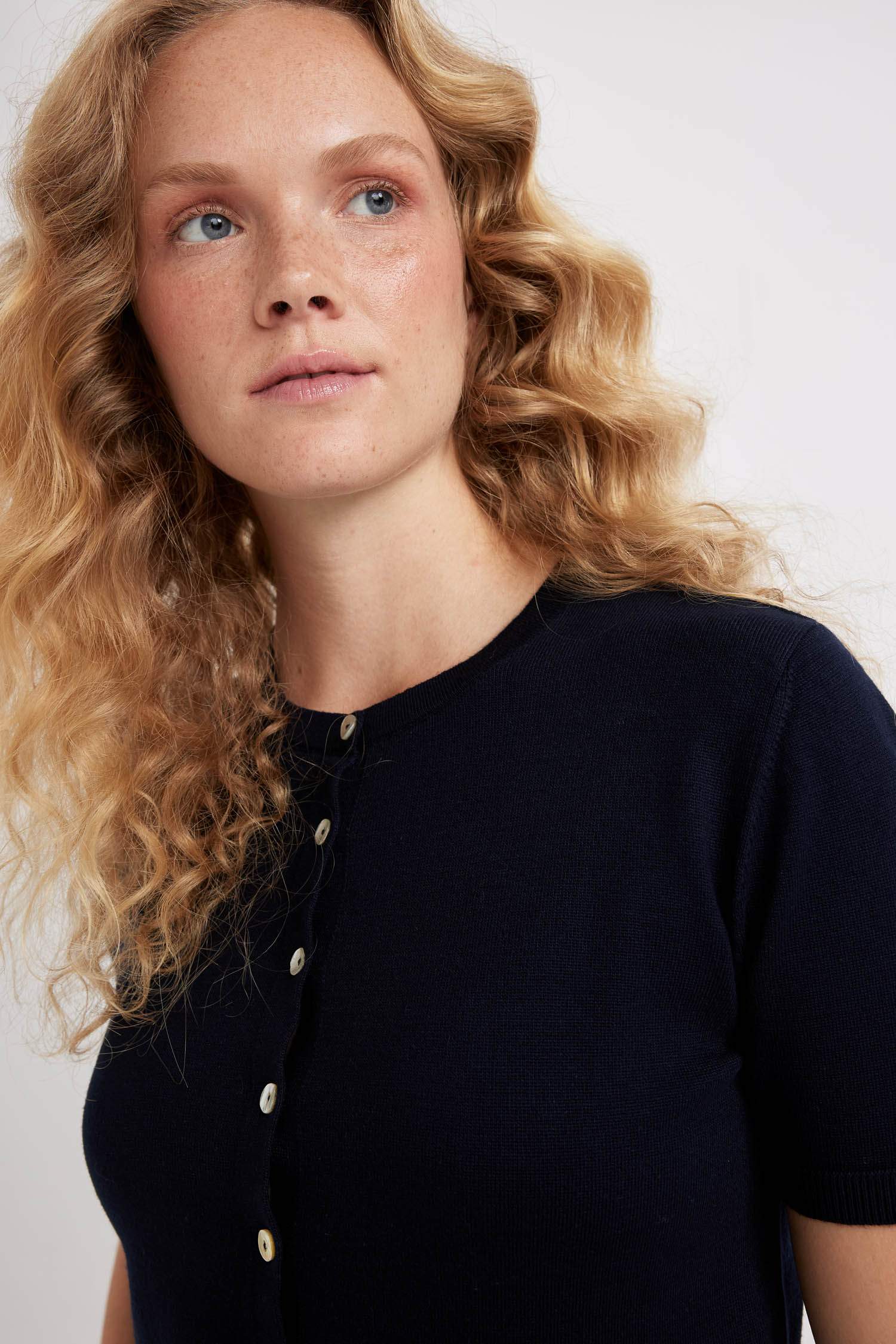 Regular Fit Basic Knitted Cardigan