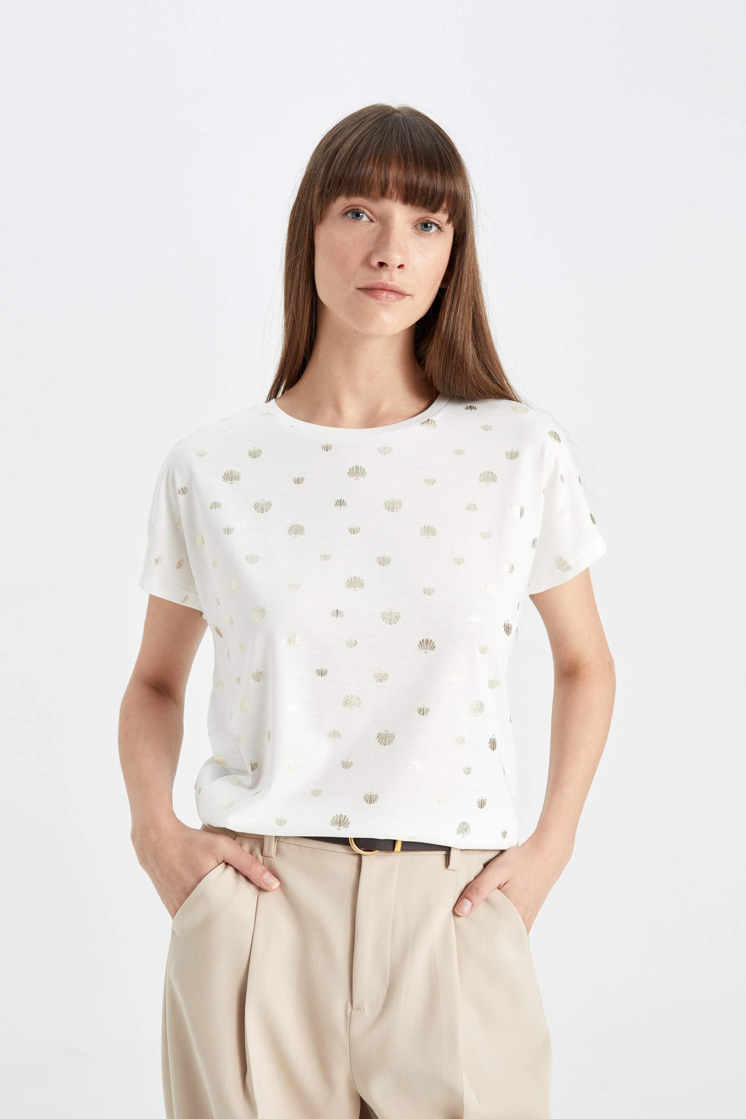 Crew Neck Short Sleeve T-Shirt