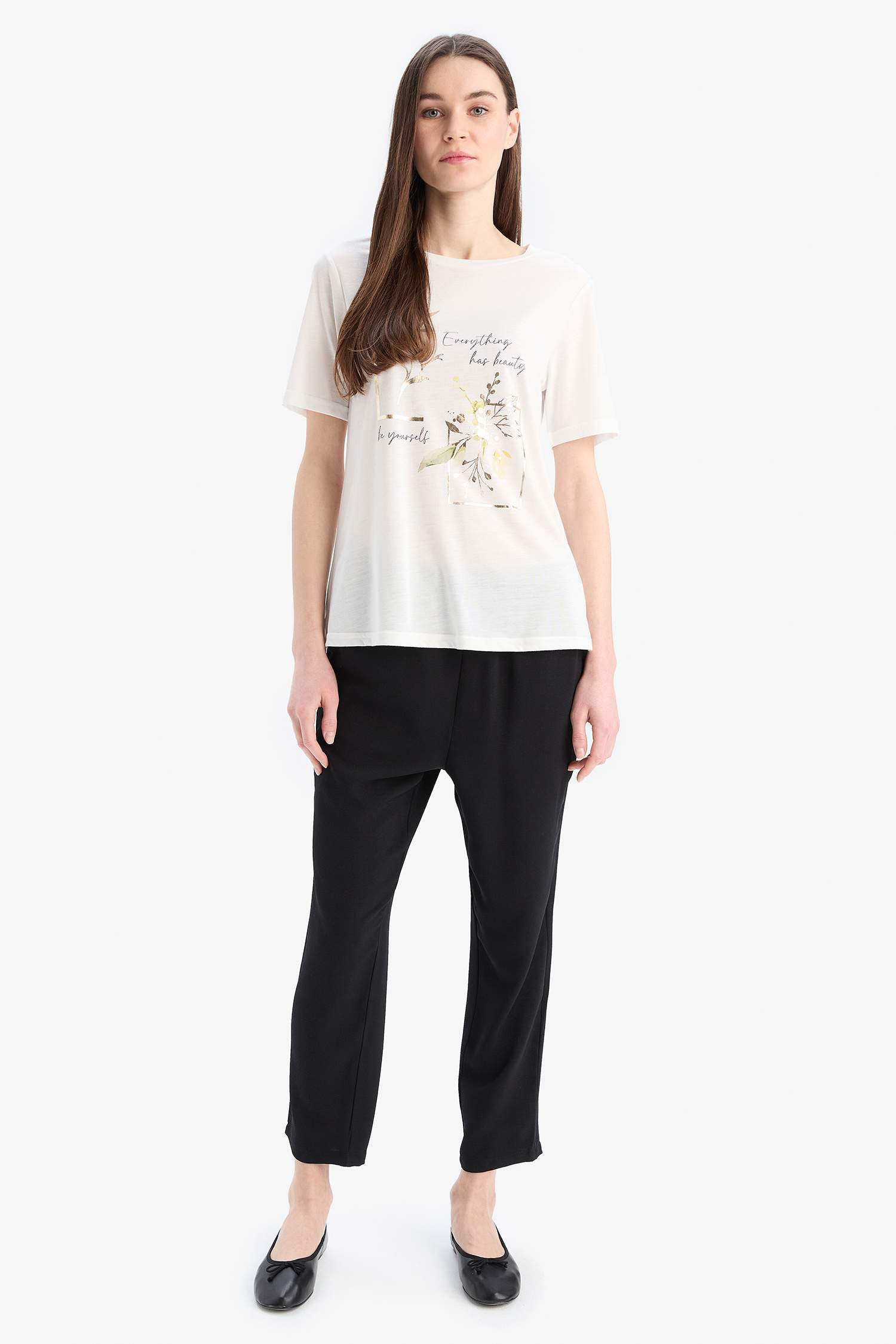 Regular Fit Crew Neck Short Sleeve T-Shirt