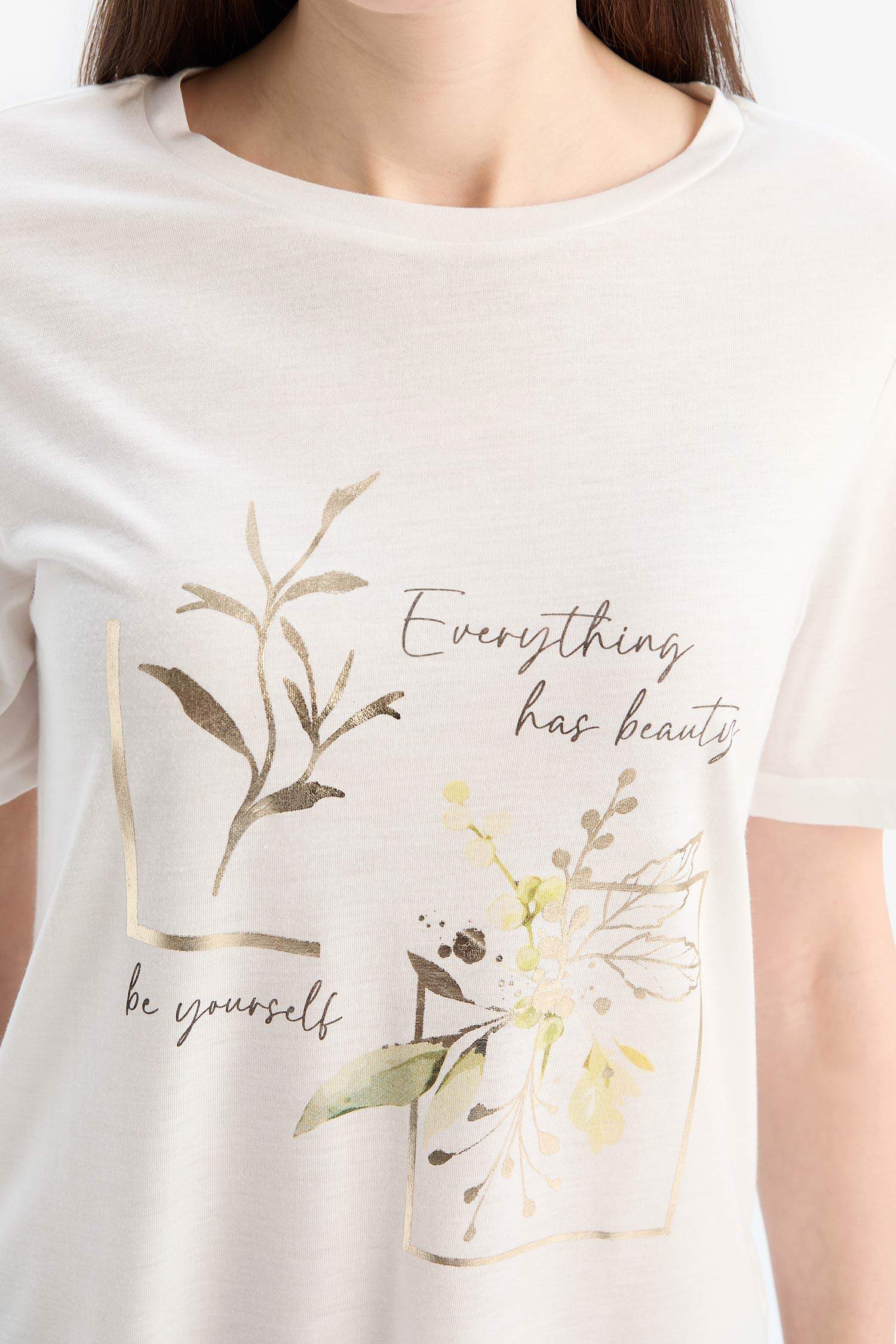 Regular Fit Crew Neck Short Sleeve T-Shirt