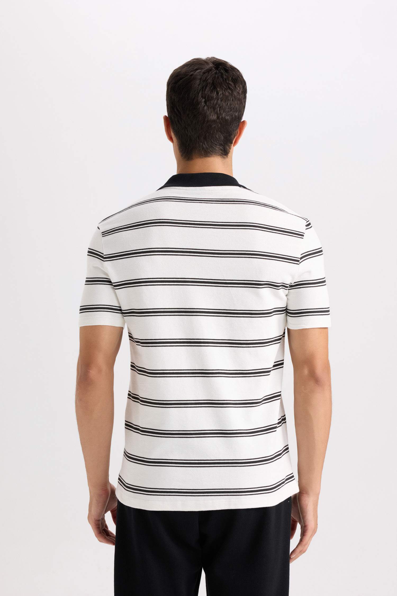 Slim Fit Polo Collar Polo T-Shirt