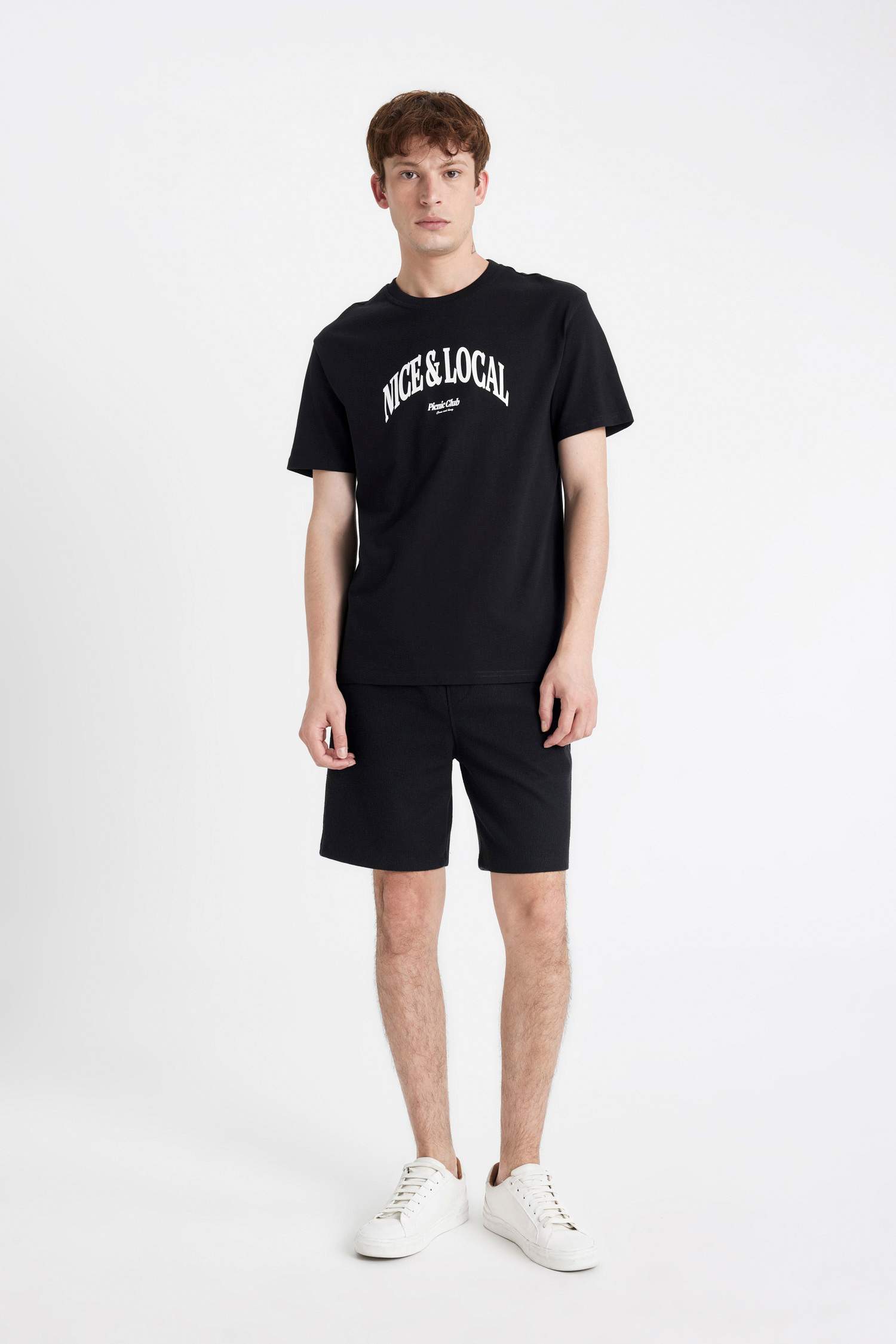 Regular Fit Crew Neck Printed T-Shirt