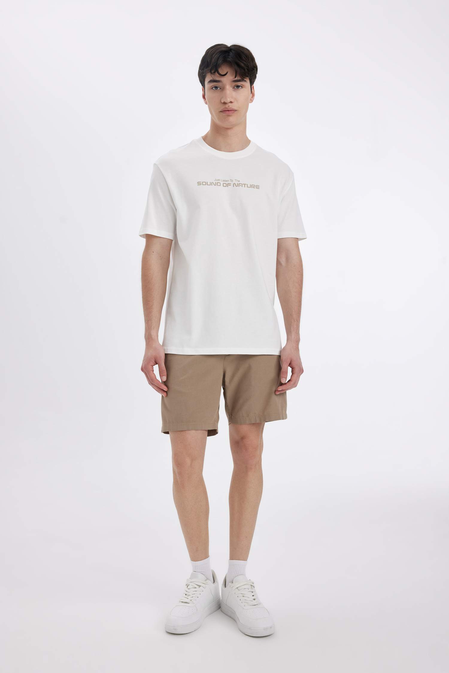 Regular Fit Crew Neck Printed T-Shirt