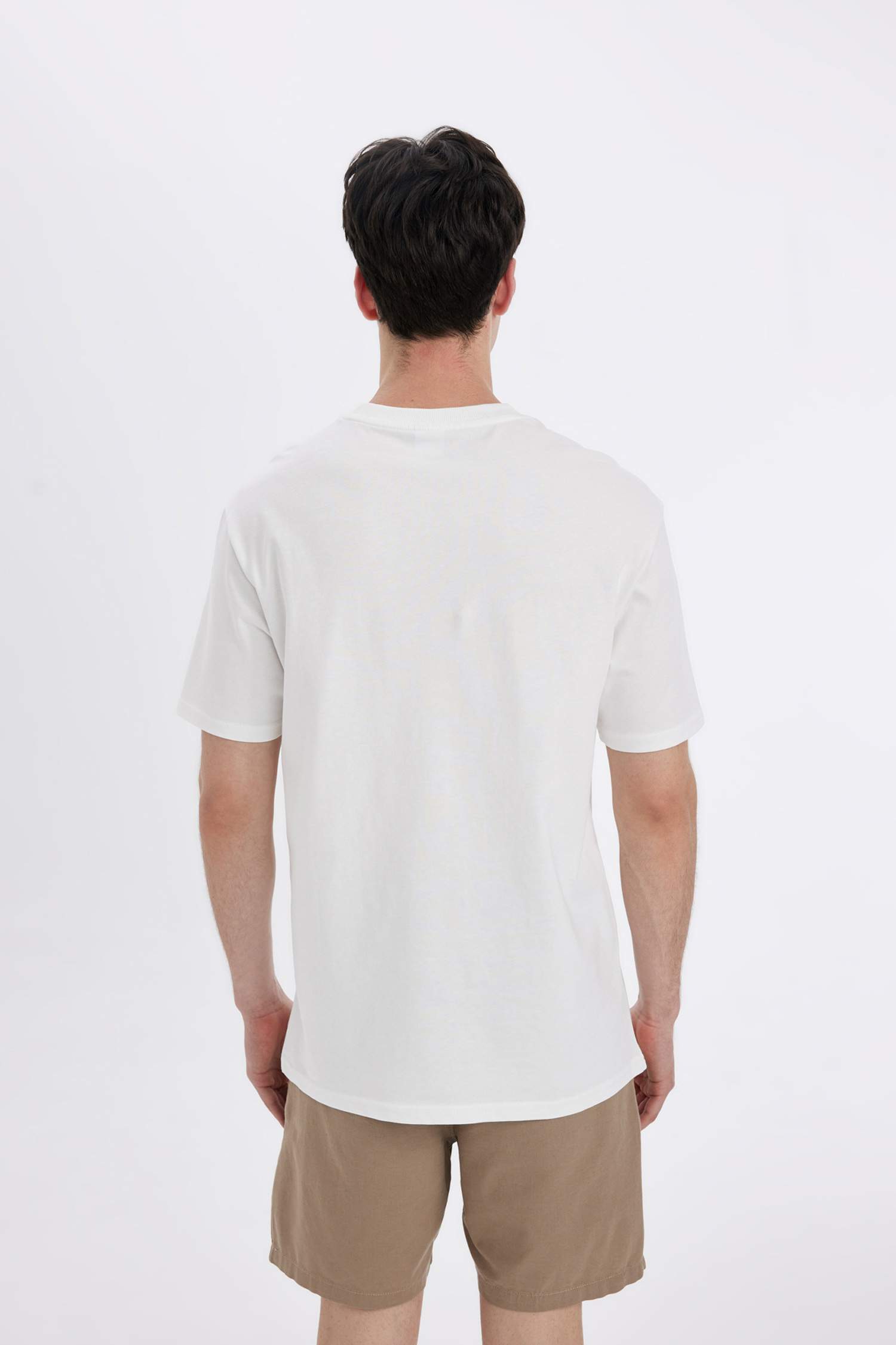 Regular Fit Crew Neck Printed T-Shirt