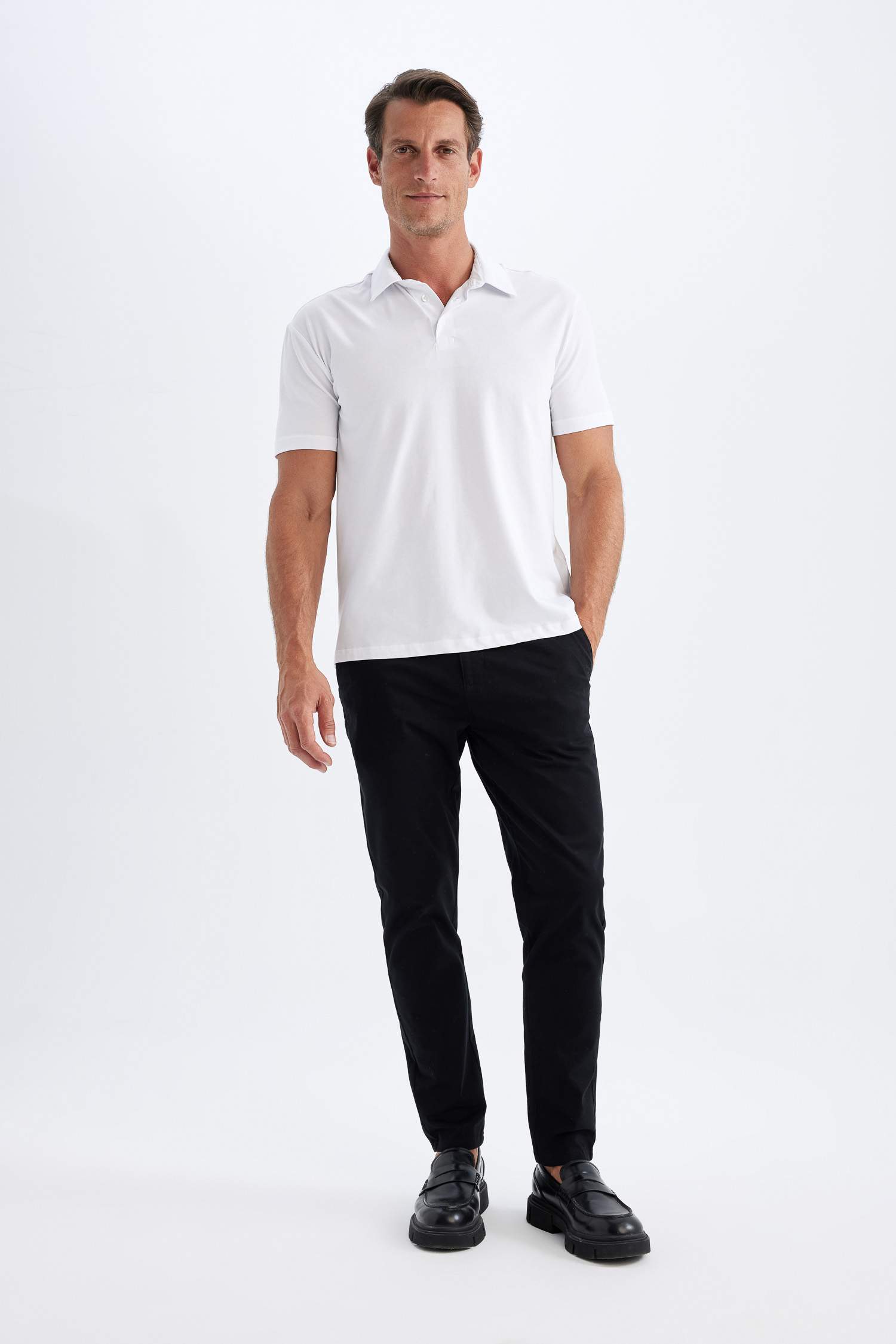 New Regular Fit Short Sleeve Polo T-Shirt