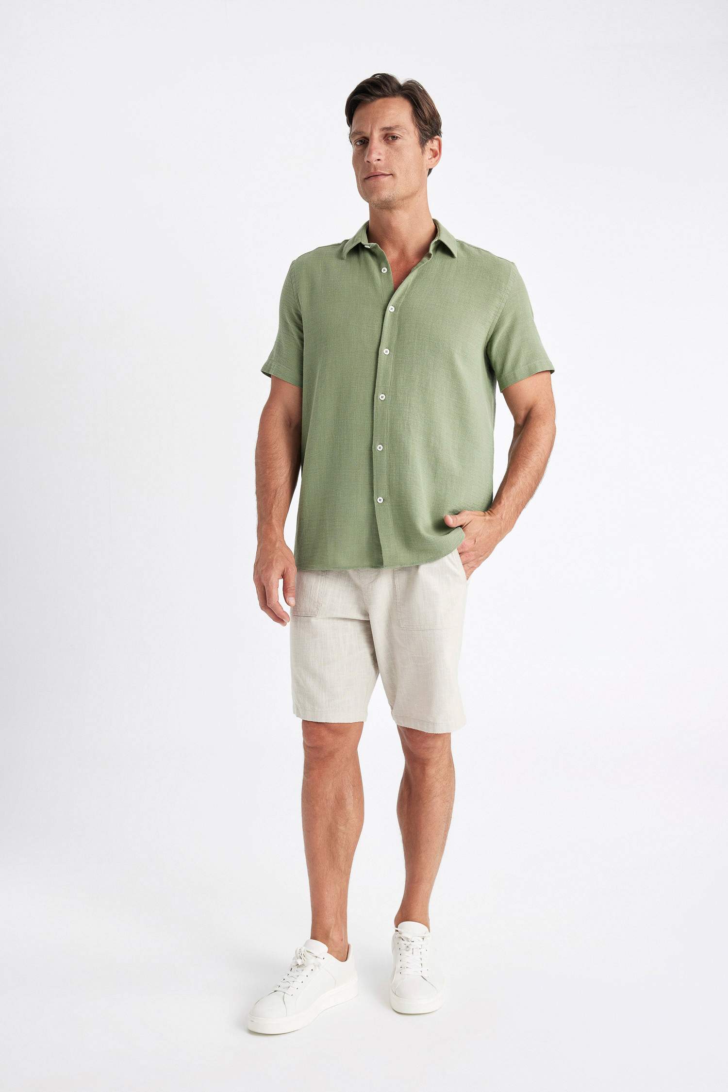 Relax Fit Cotton Shorts