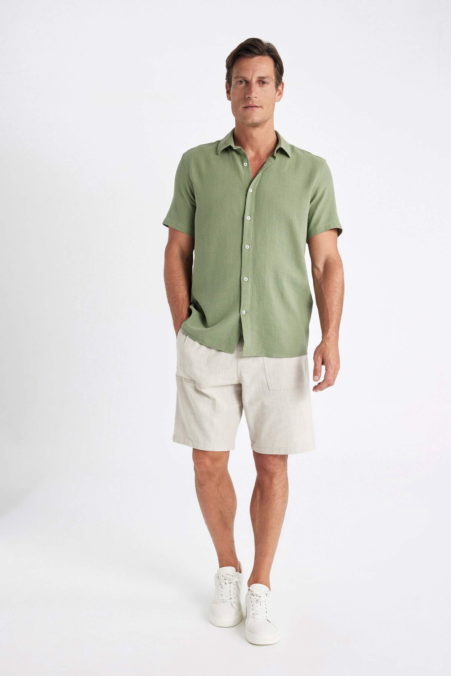 Relax Fit Cotton Shorts