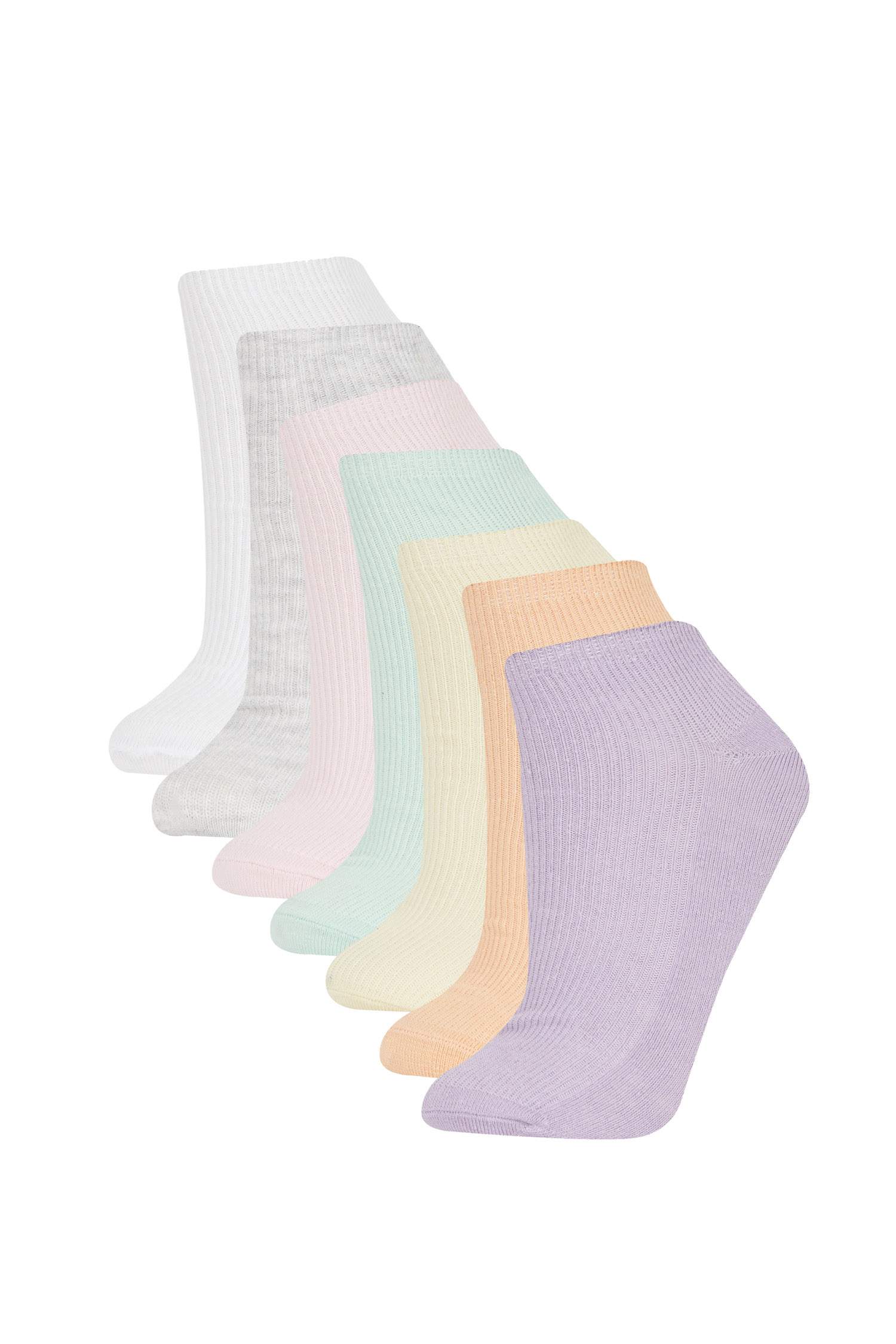 Lot de 7 paires de Chaussettes Coton pour Femme