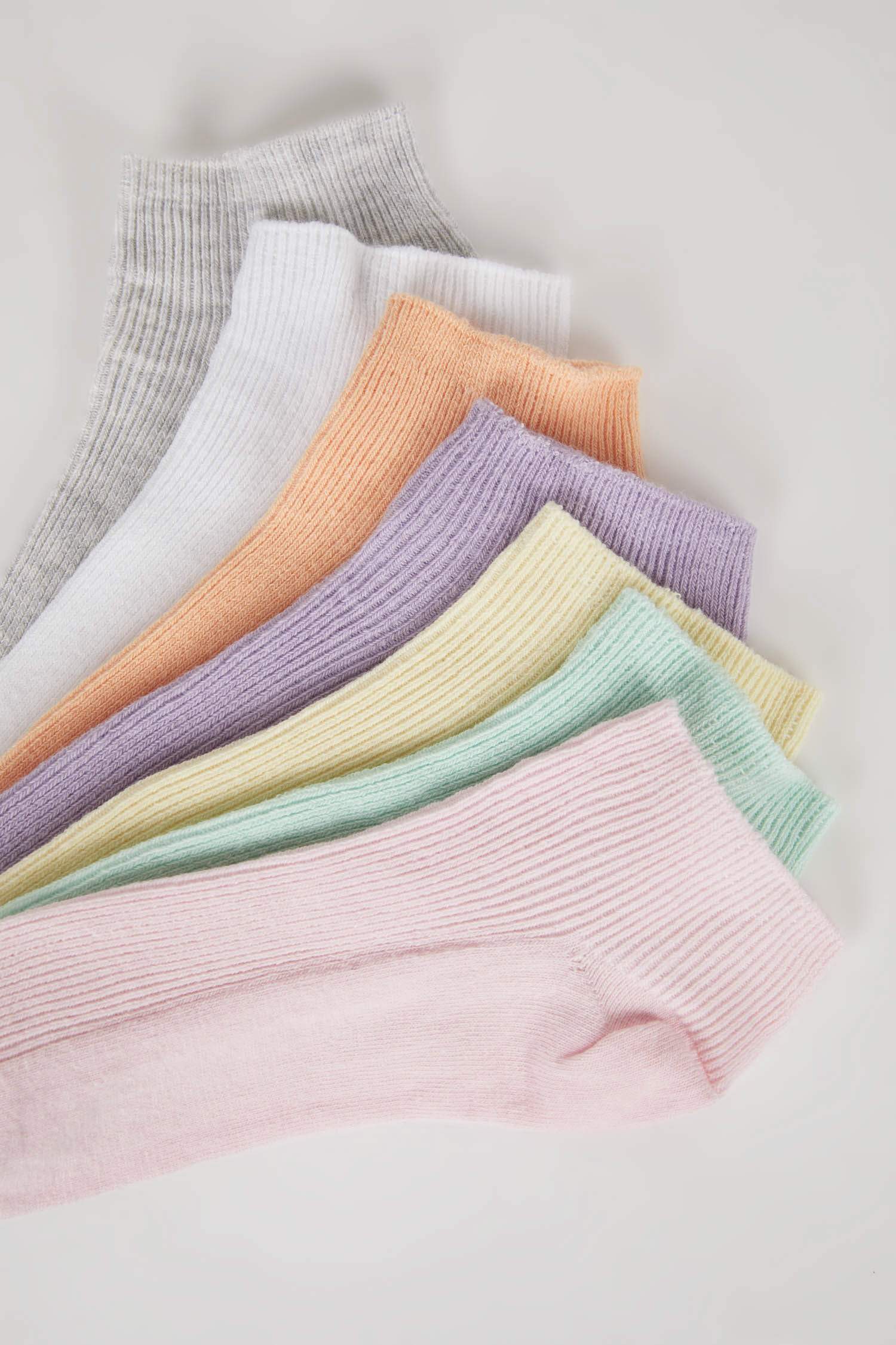 Lot de 7 paires de Chaussettes Coton pour Femme