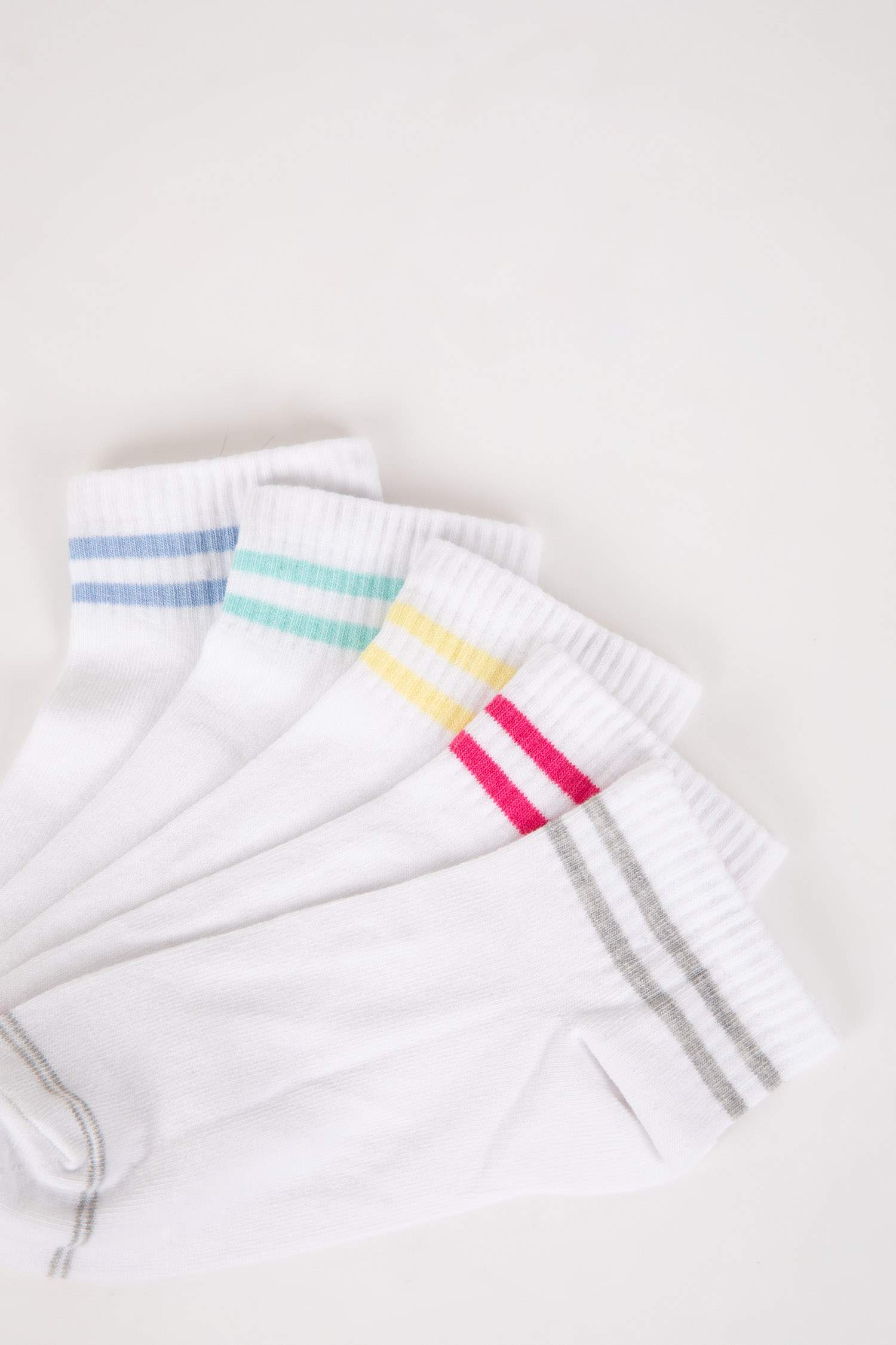 جوارب قصيرة للنساء قطن - 5 قطع