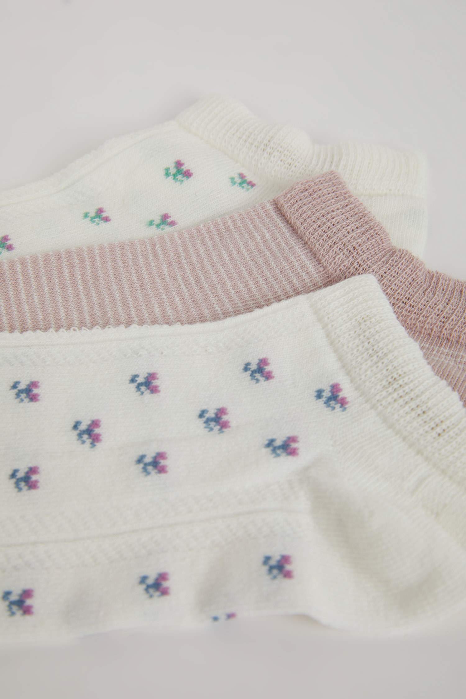 Lot de 3 Paires de Chaussettes courtes pour Femme